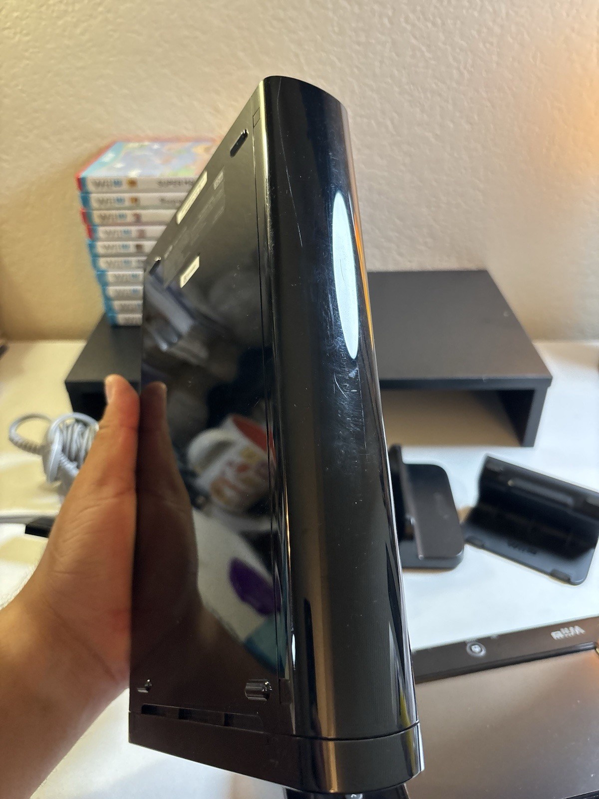 Nintendo Wii 32GB Home Console Bundle Black W/ Gamepad & 10 Games Tested & Works
