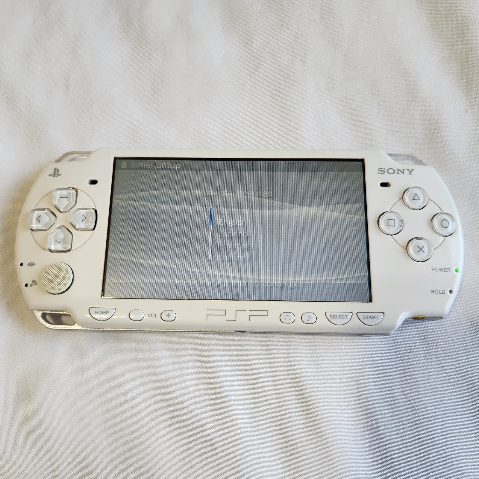 Sony PlayStation PSP-2001 Limited Ed. Star Wars Darth Vader White Bundle 2 Games