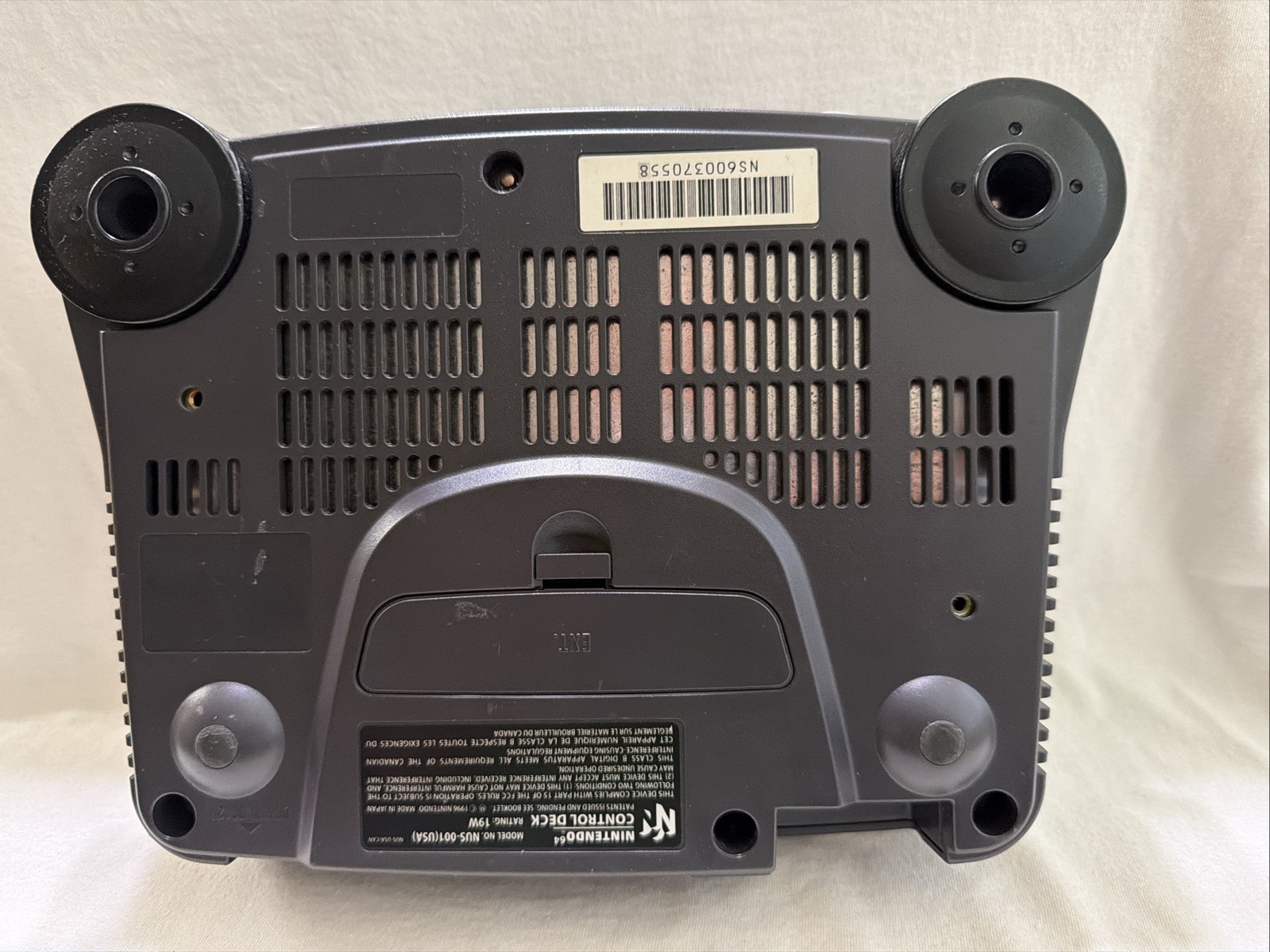 Nintendo 64 N64 Console Gaming System Only NUS-001 Gray With Jumper Pack