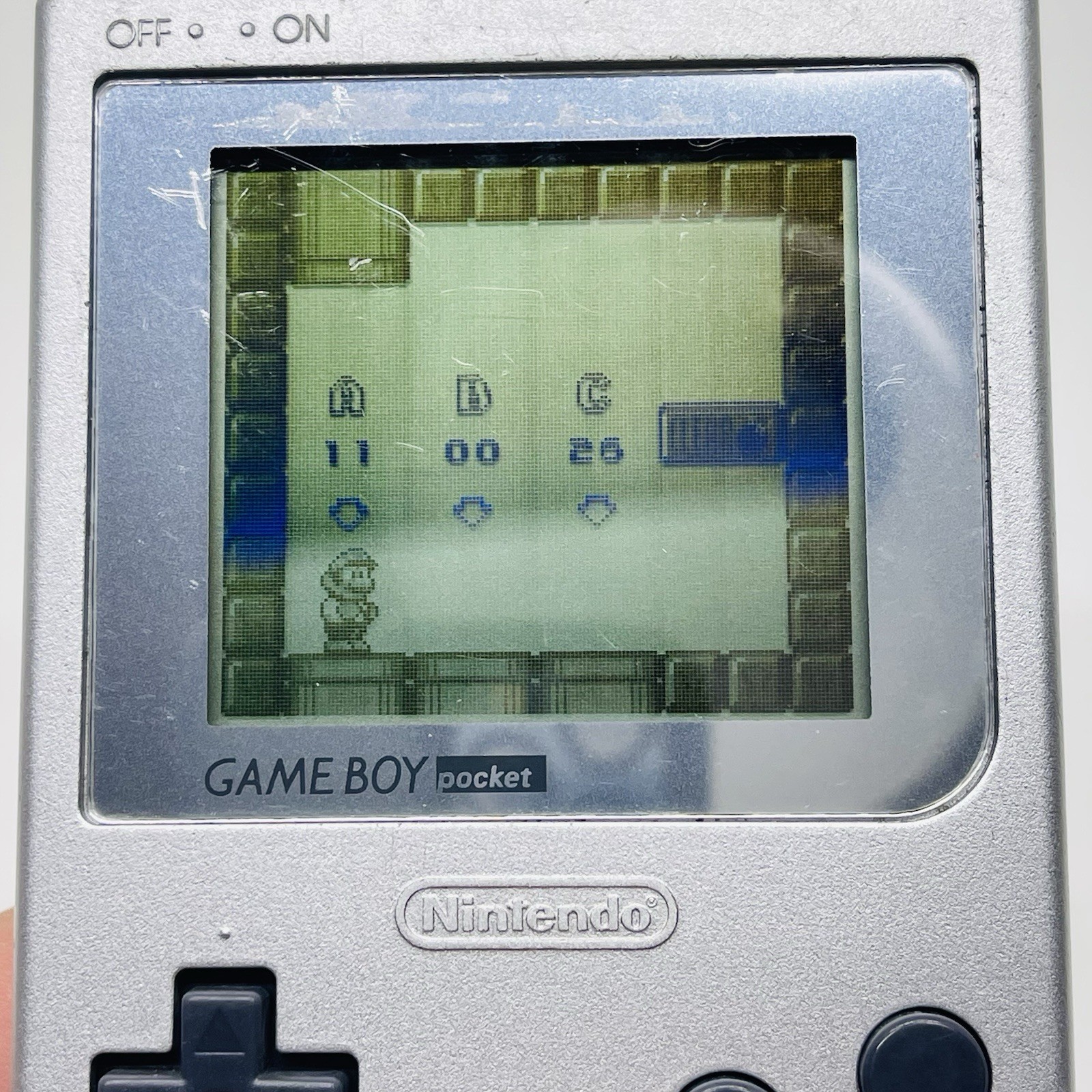 Nintendo Game Boy Pocket MGB-001 (Silver) Handheld Console Only – TESTED WORKING