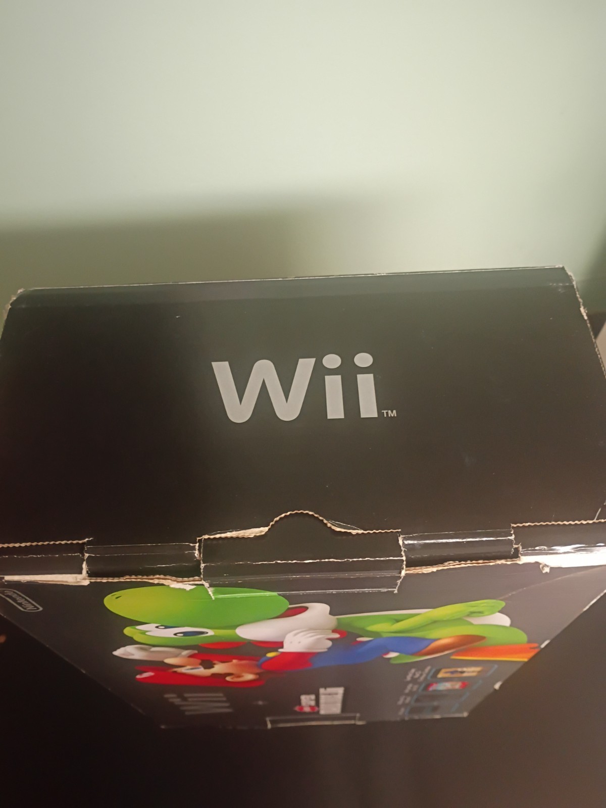 Nintendo Wii Black Holiday Bundle with Super Mario Bros. – New Open Box *Read*