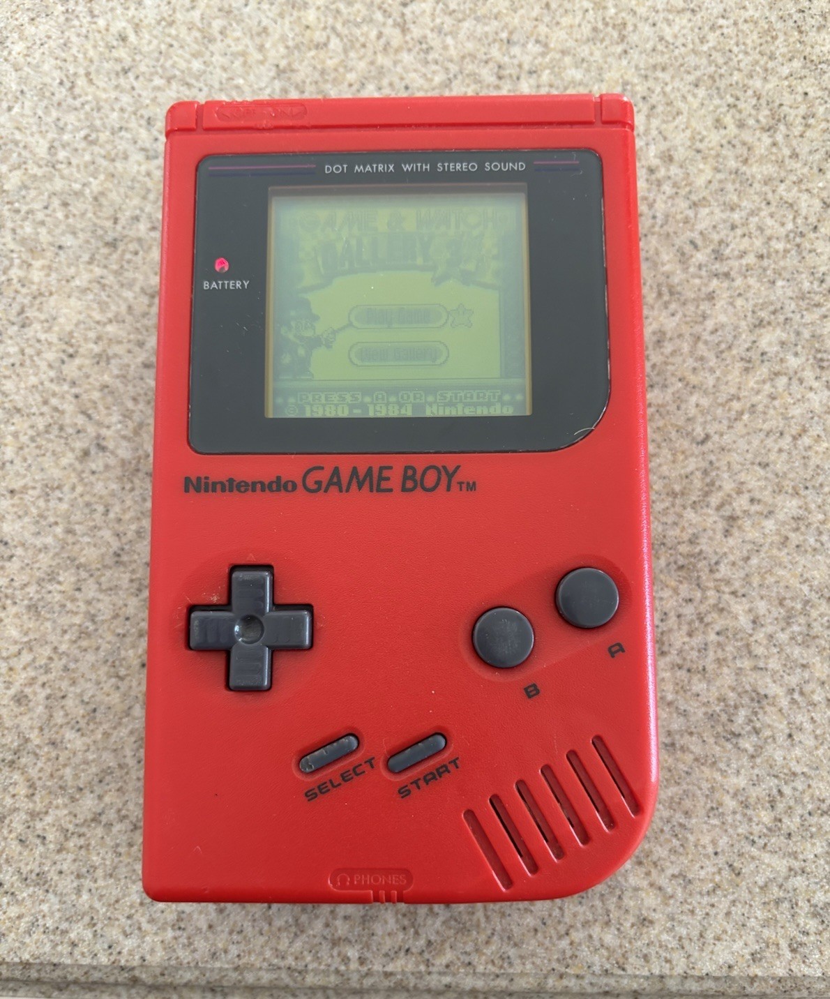 Game Boy Nintendo 1989/ Dot Matrix With Stereo Sound/Tested & Works/Preowned