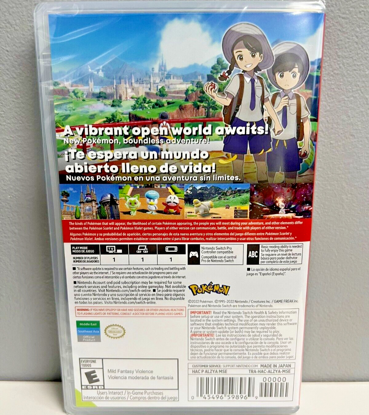 Pokemon Violet – Nintendo Switch Brand New Sealed