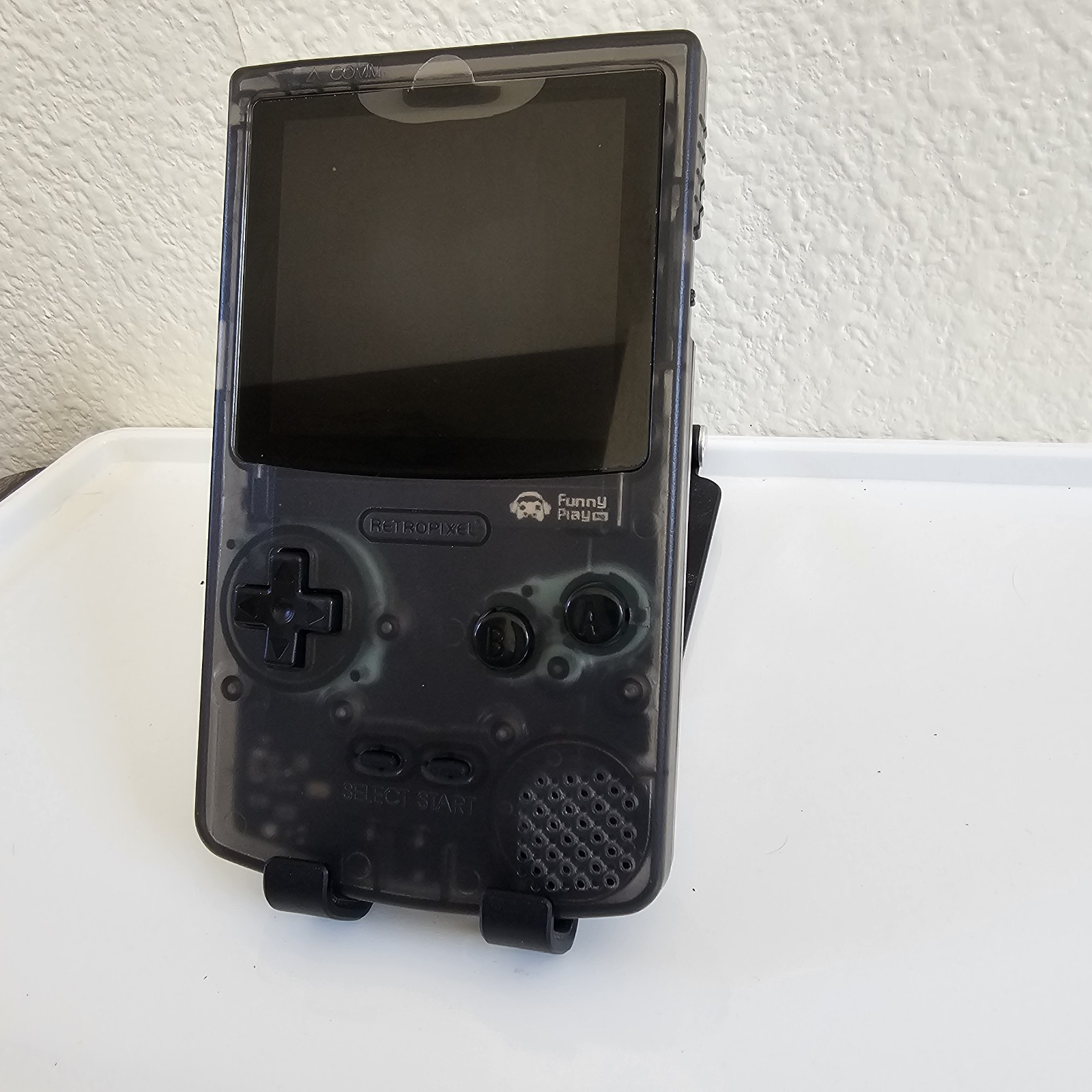 Clear Black FPGBC Gameboy Color GBC Funnyplaying IPS Screen USB-C Console