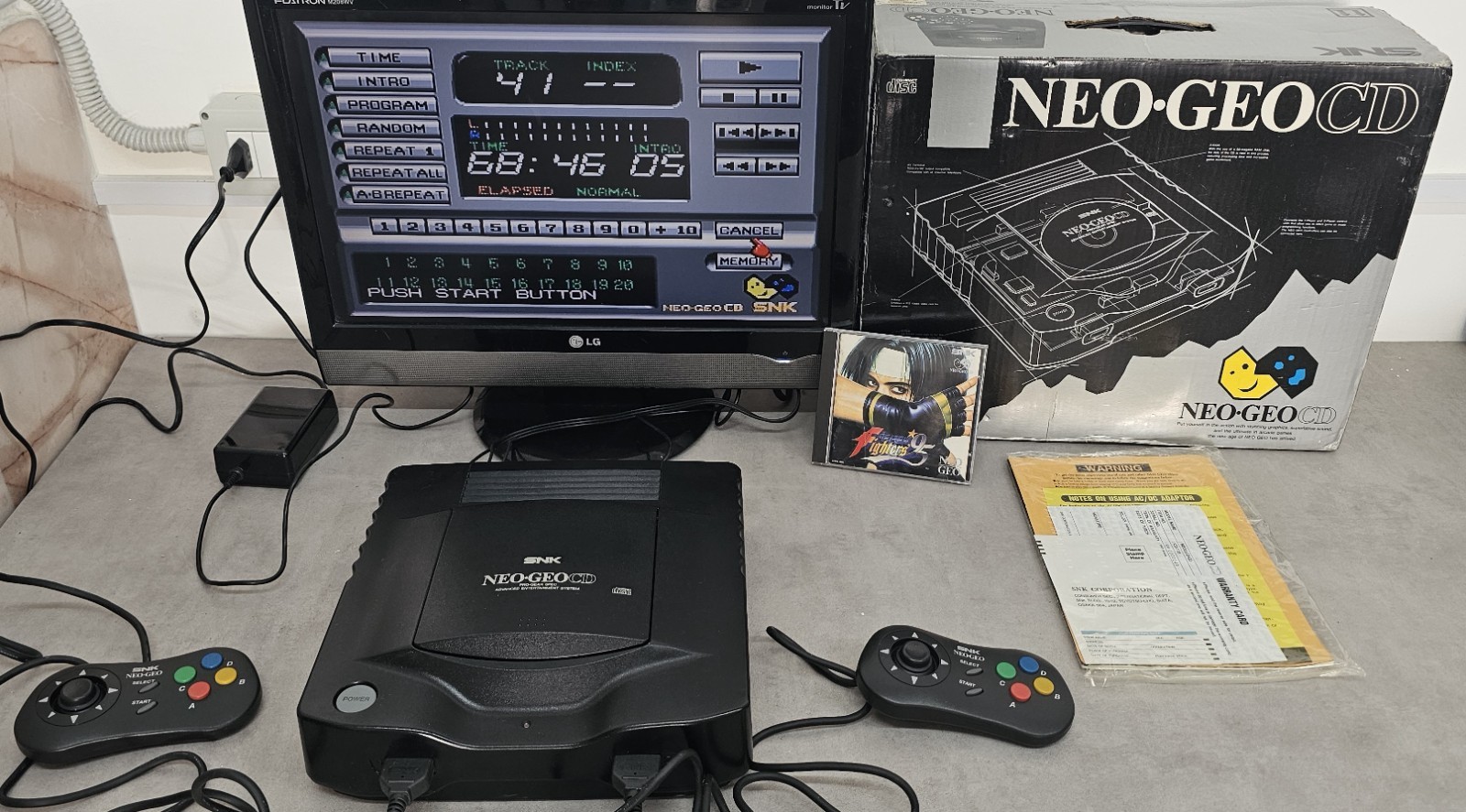 SNK Neo Geo Cd PAL Home Console, Black, RCA Component Connectivity