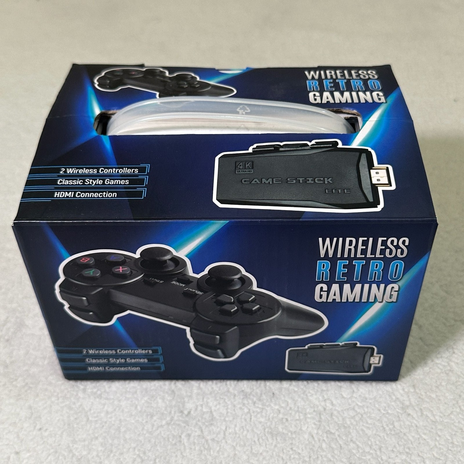 GameStick Game Stick Lite Retro Microconsole 2 Wireless Controllers 4K HDMI