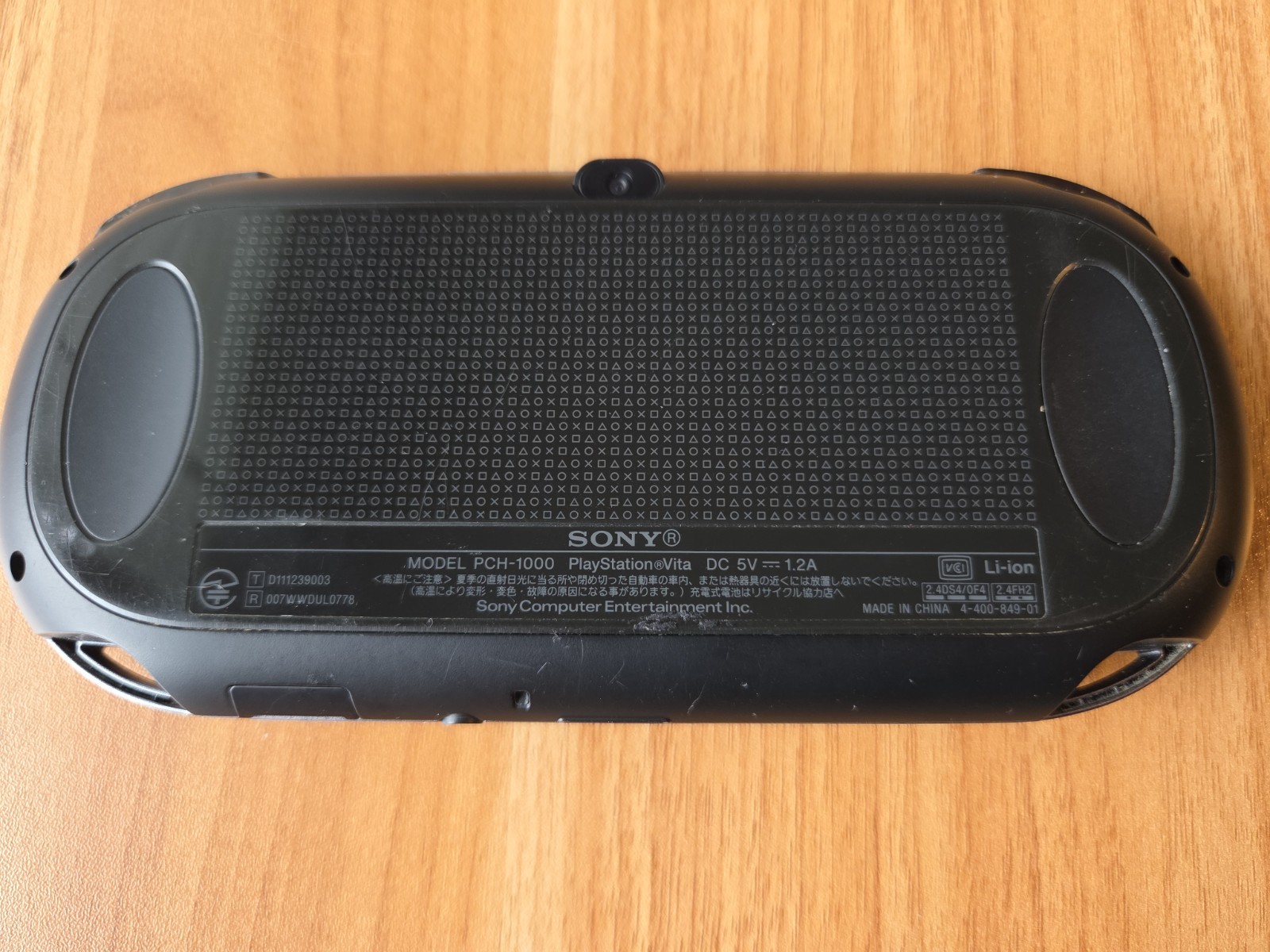 PlayStation PS VITA Console Wi-Fi Model Crystal Black PCH-1000 ZA01 US SELLER