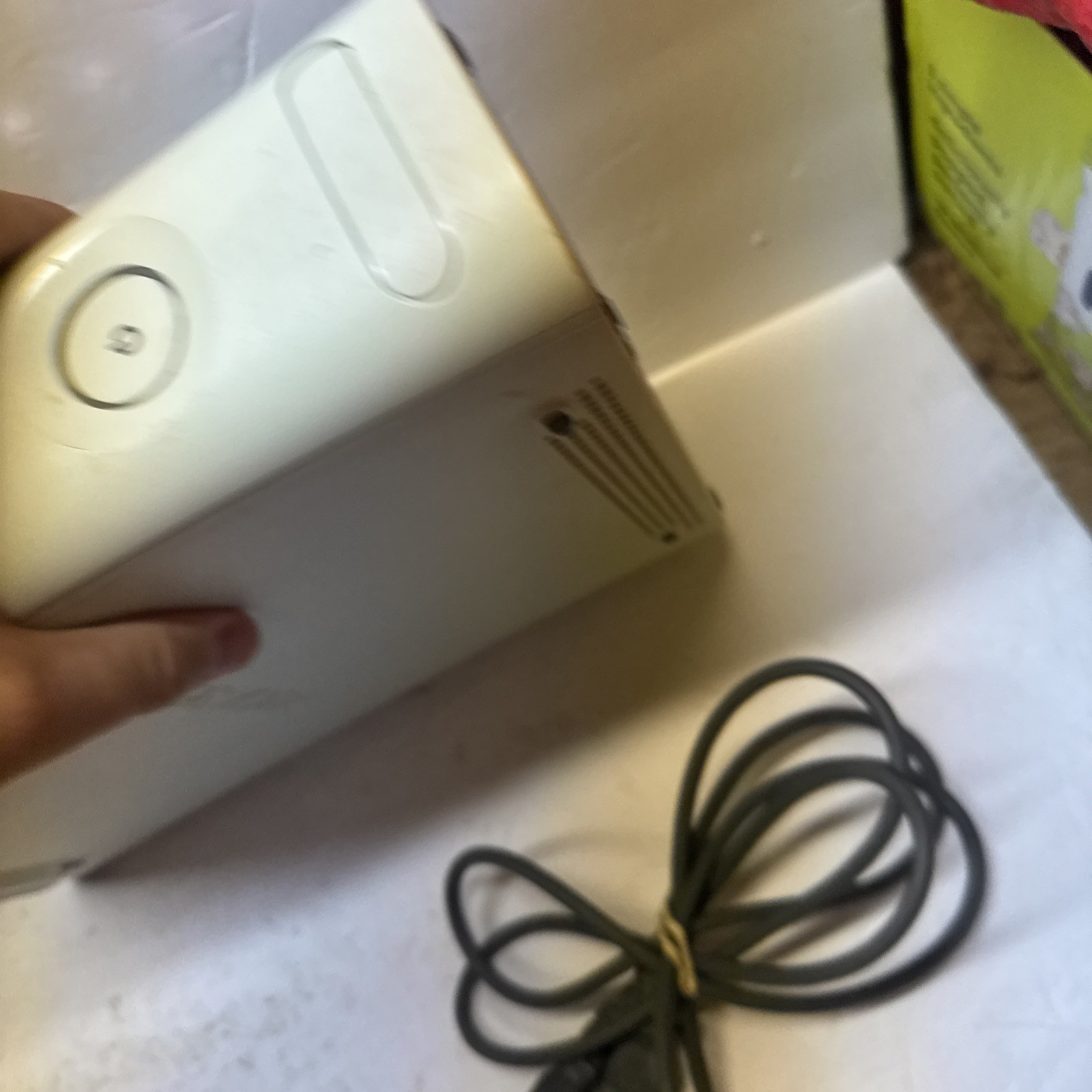 XBOX 360 Pro 20GB Console + Power Supply Works No Controller Good