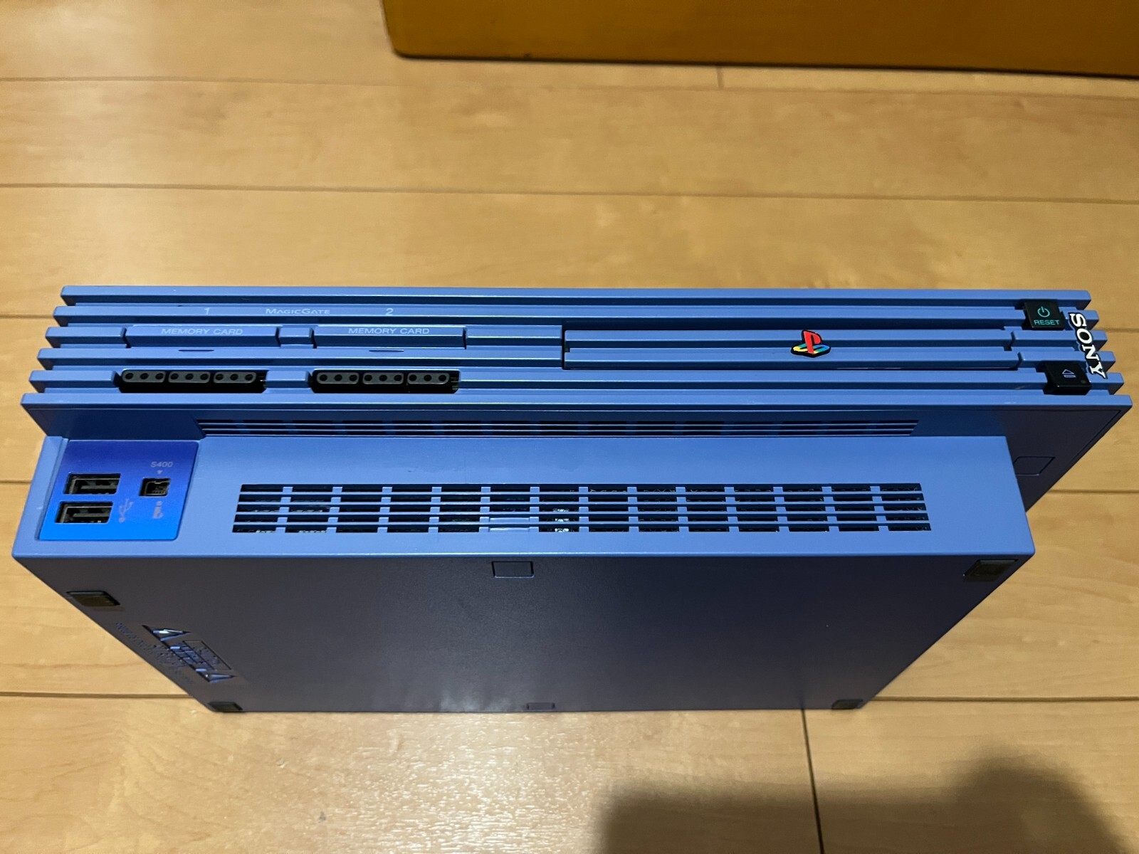 Sony PlayStation 2 Console SCPH-39000TB Toys Blue and 4 Games Japan 0515