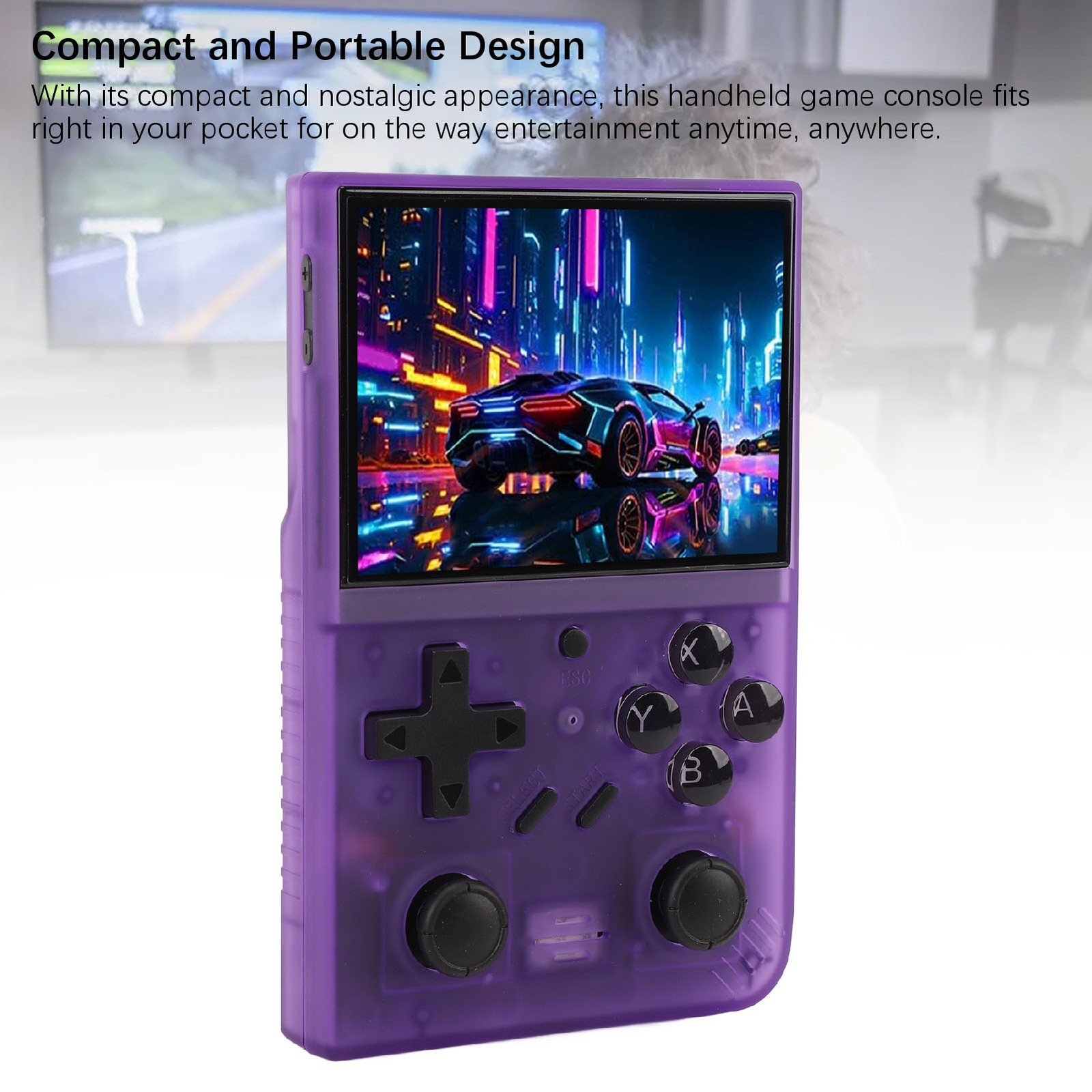 Handheld Game Console 3.5in IPS LCD Display 4 Core 1.5 GHZ Pocket Gaming Co KYWF