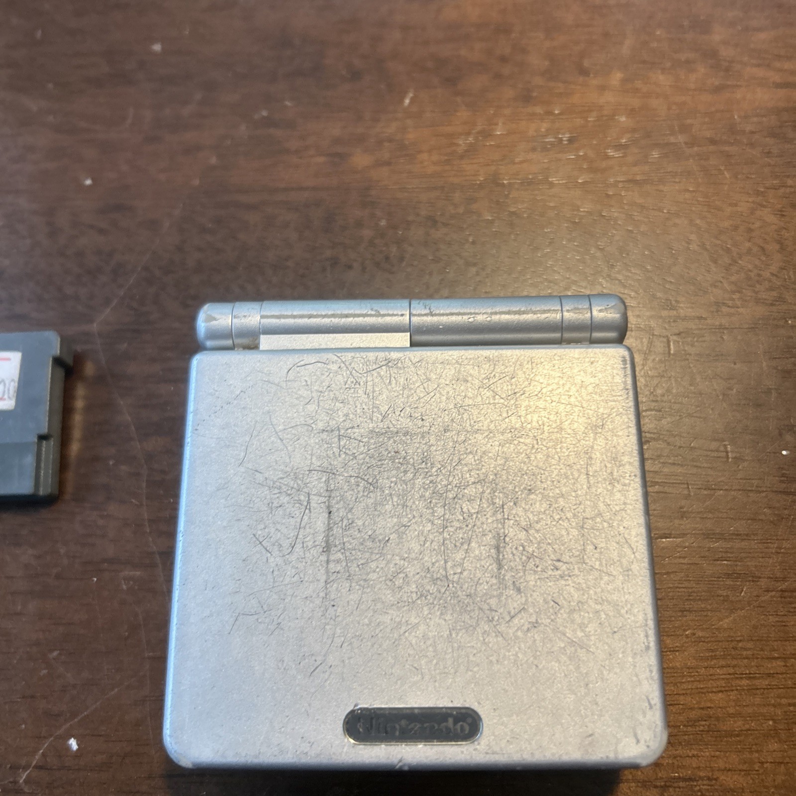 Nintendo Game Boy Advance SP Handheld System – Silver And Game