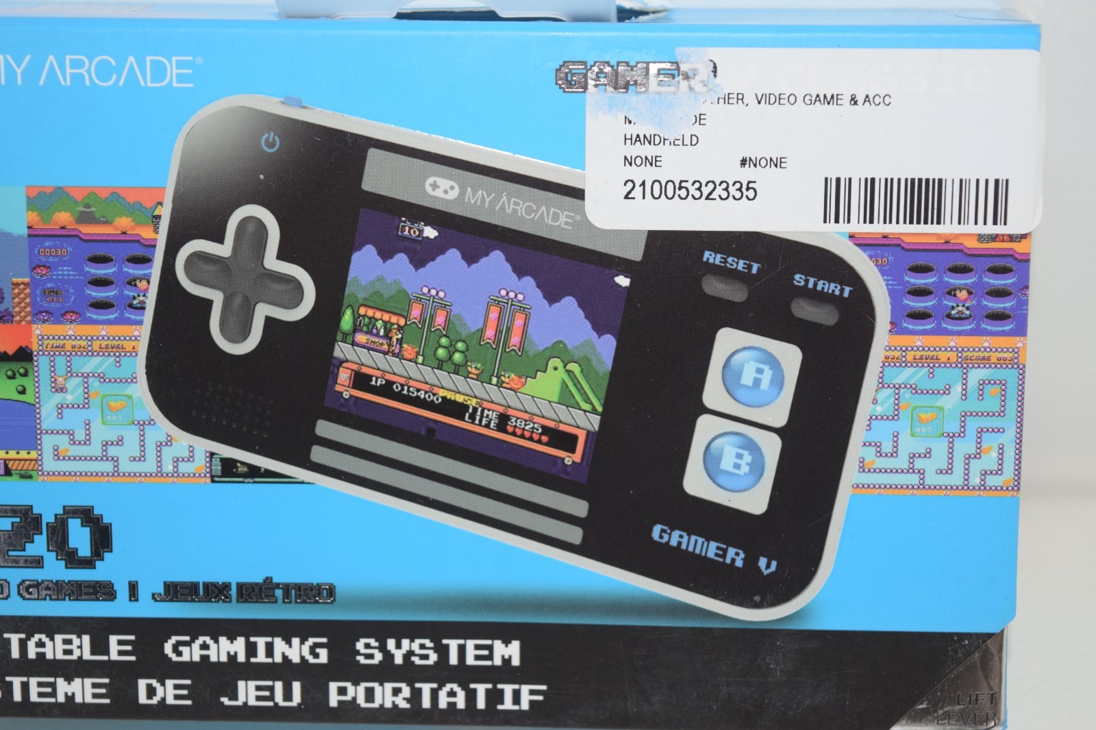 My Arcade GAMER V CLASSIC Pocket Portable Gaming System 220 Retro Games New