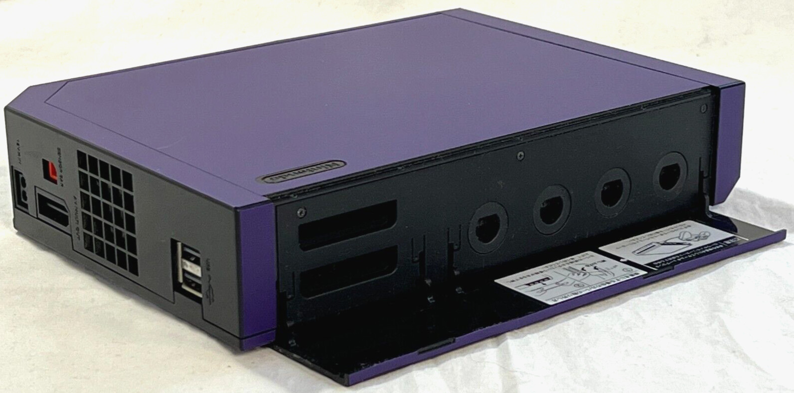 CUSTOM PURPLE Nintendo Wii Video Game System Console 2-REMOTE Accessories Bundle