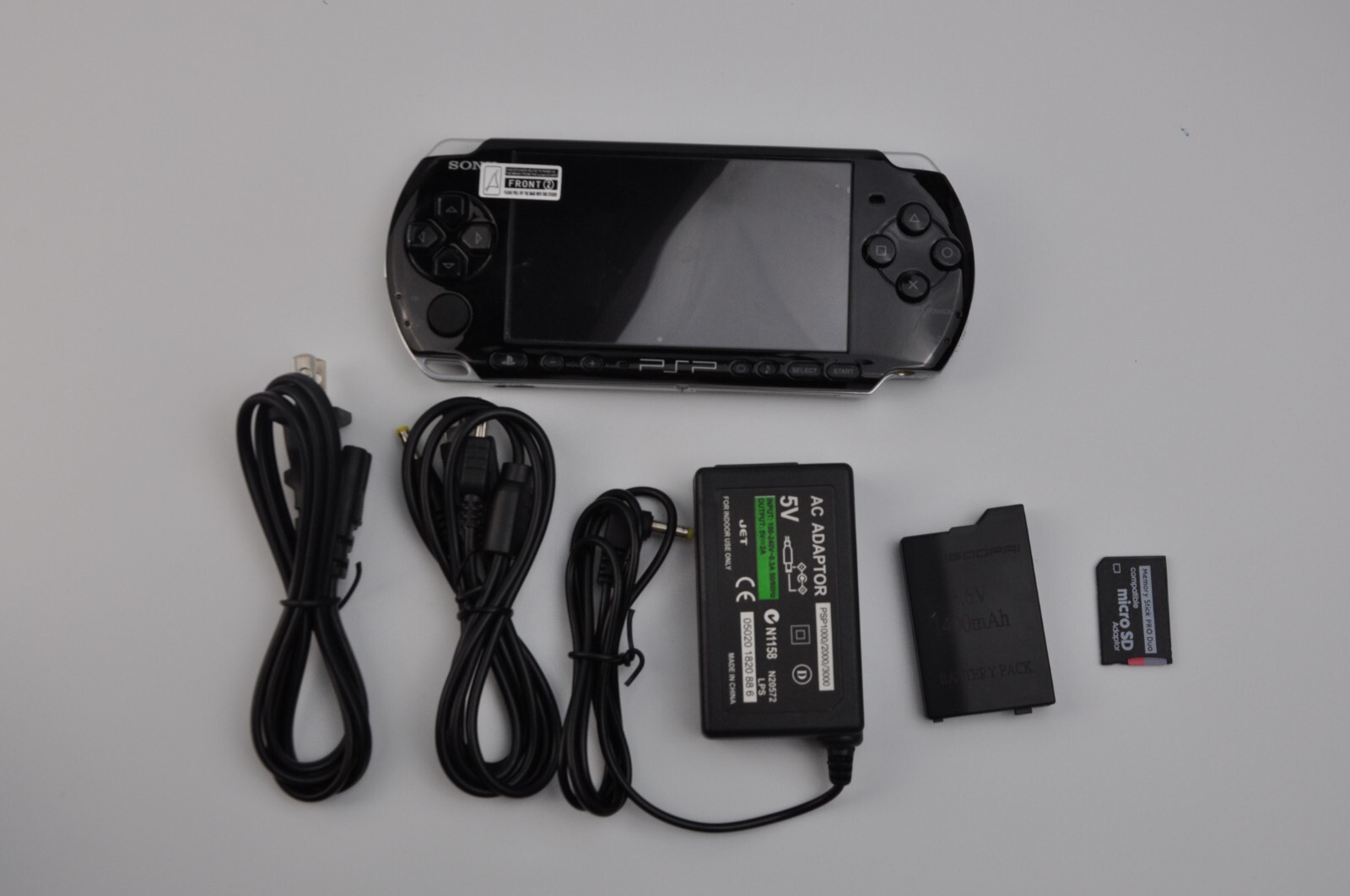 Sony PSP-3000 Console Select Color w/Charger + new battery + random 5 games +32G
