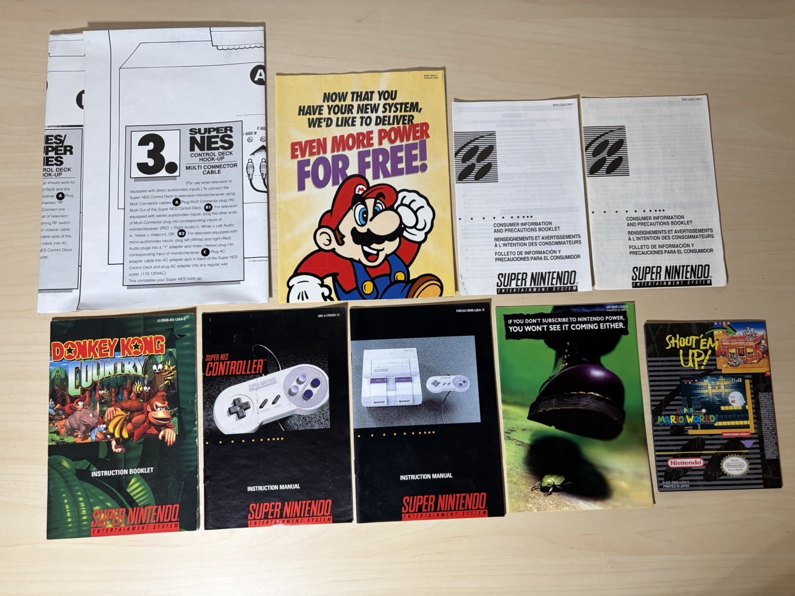 Super Nintendo SNES System Donkey Kong Country Complete – Mint Condition