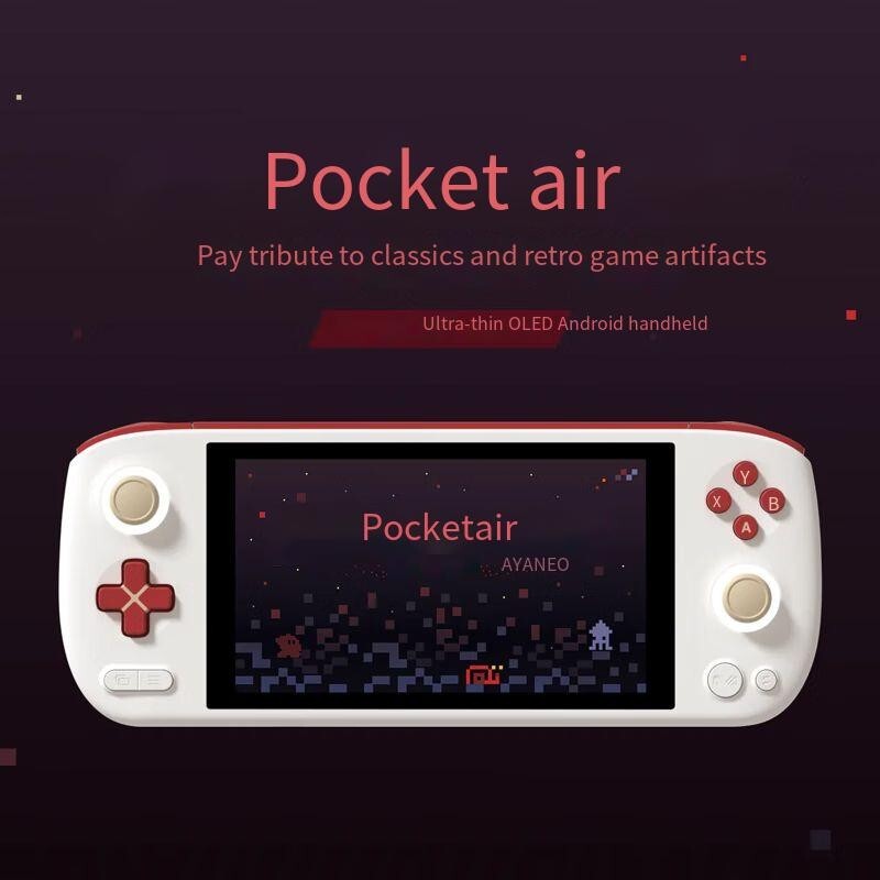 AYANEO Pocket AIR Handheld Game Console Android 12 5.5″ 1080P AMOLED Screen NEW