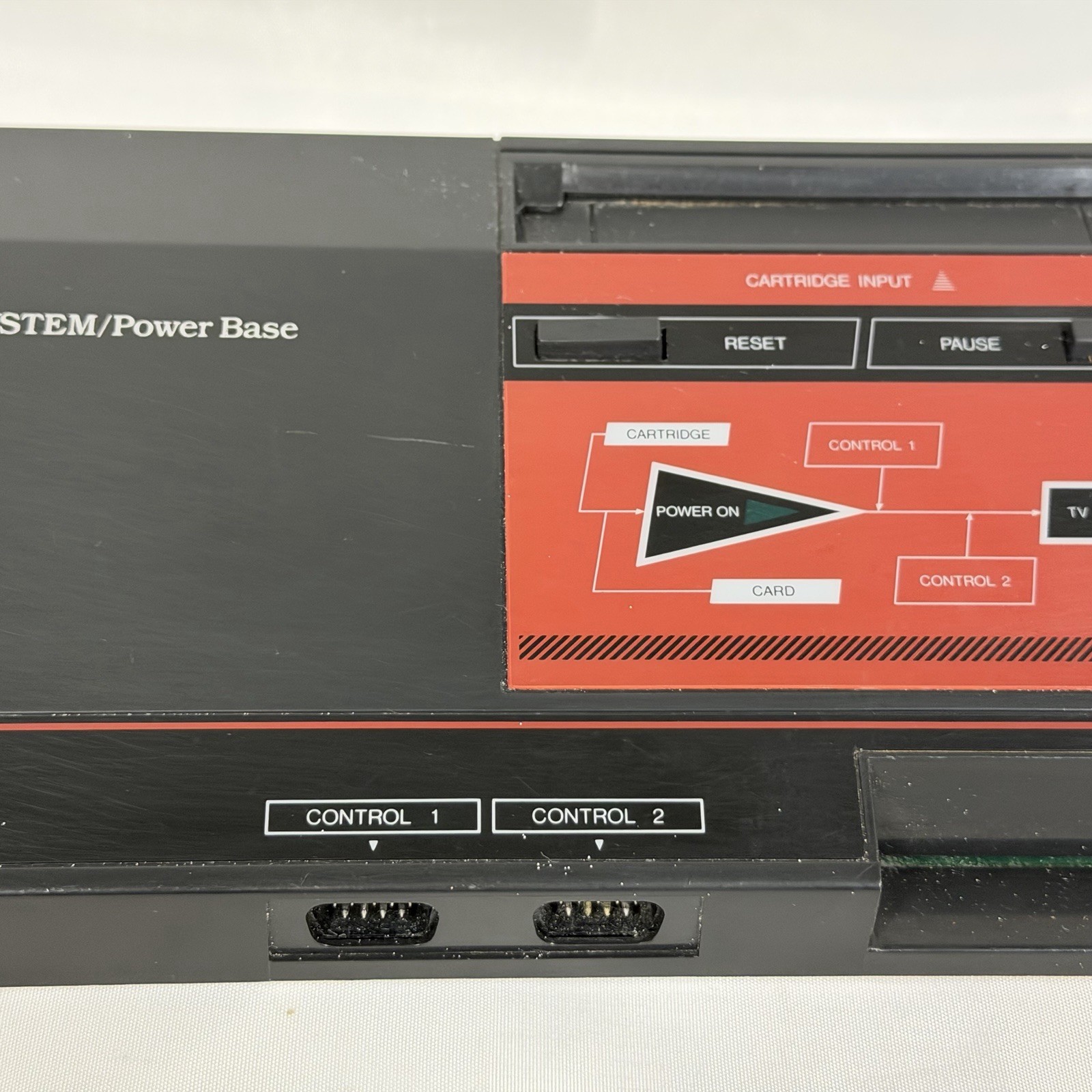 Sega Master System Power Base Console – For Parts NOT TESTED READ Attic Find!￼