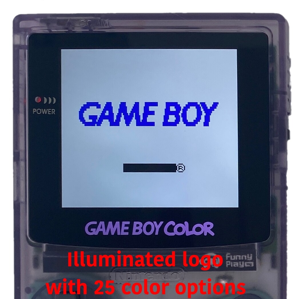 GameBoy Color FunnyPlaying Laminated Backlight Kit IPS Q5 XL 2.0 + Trimmed Shell