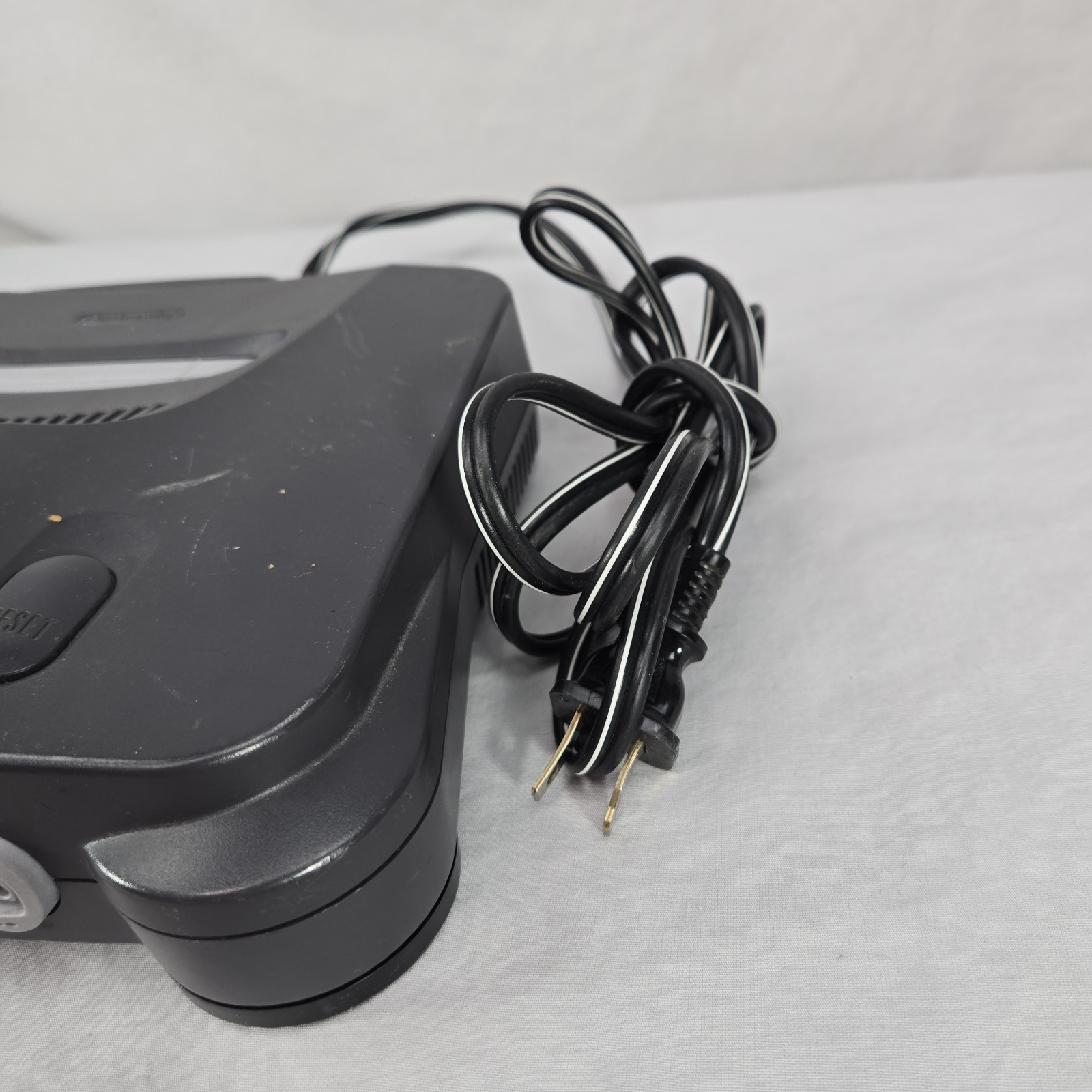 Nintendo 64 N64 Console NUS-001 USA W Power Cord TESTED Works