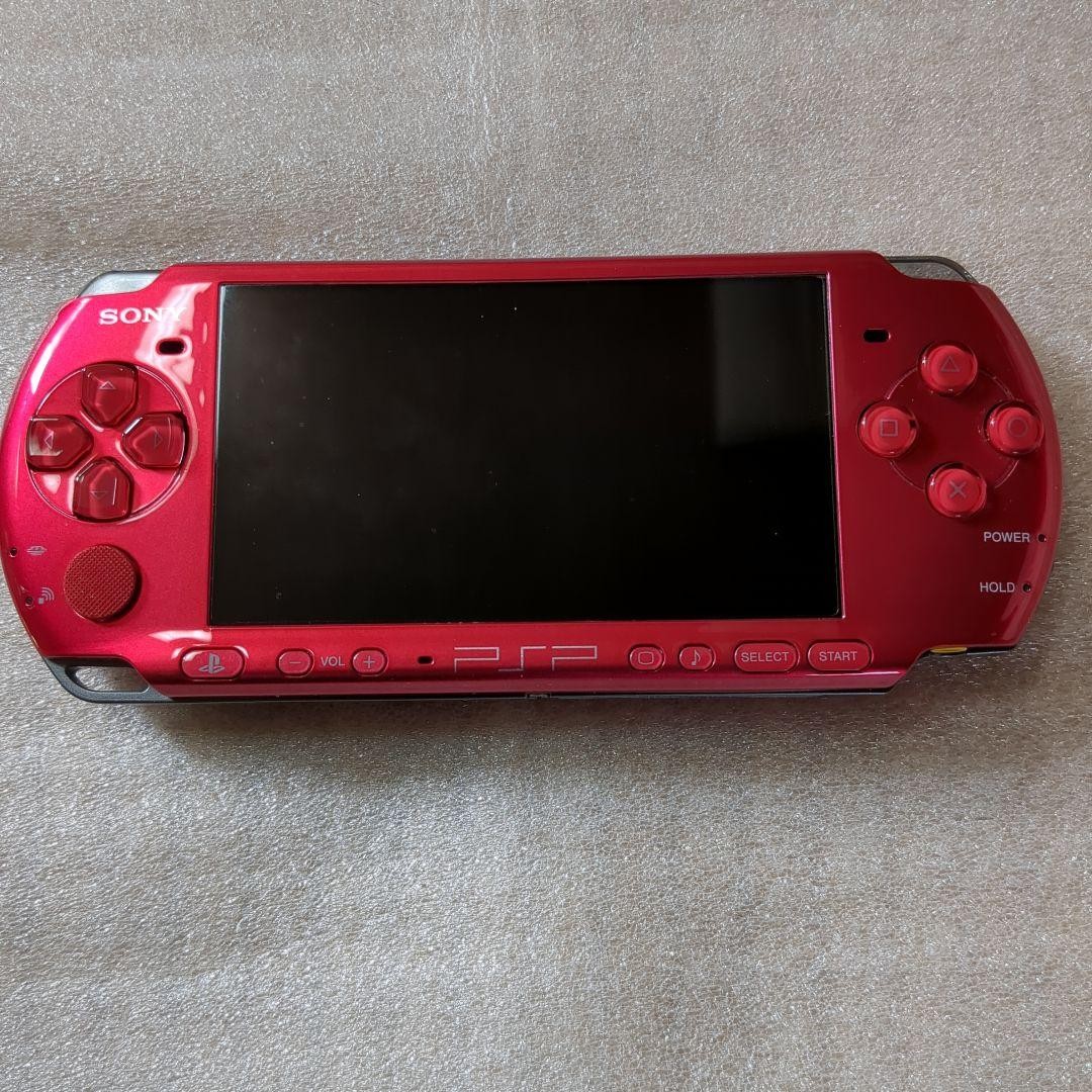 Sony PSP-3000 Red Console Boxed Bundle 3 Games 256MB Card New Battery