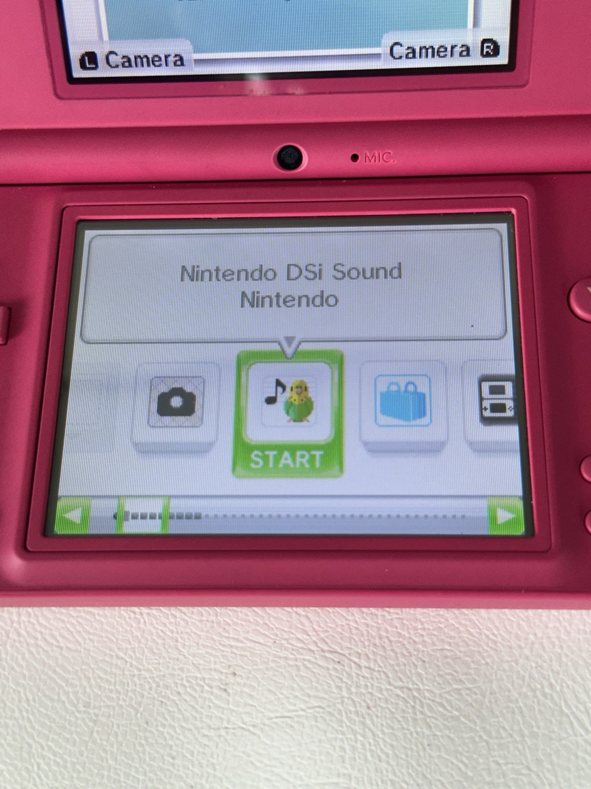 NINTENDO DSi Hot Pink Handheld Game Console With 12 Games Charger