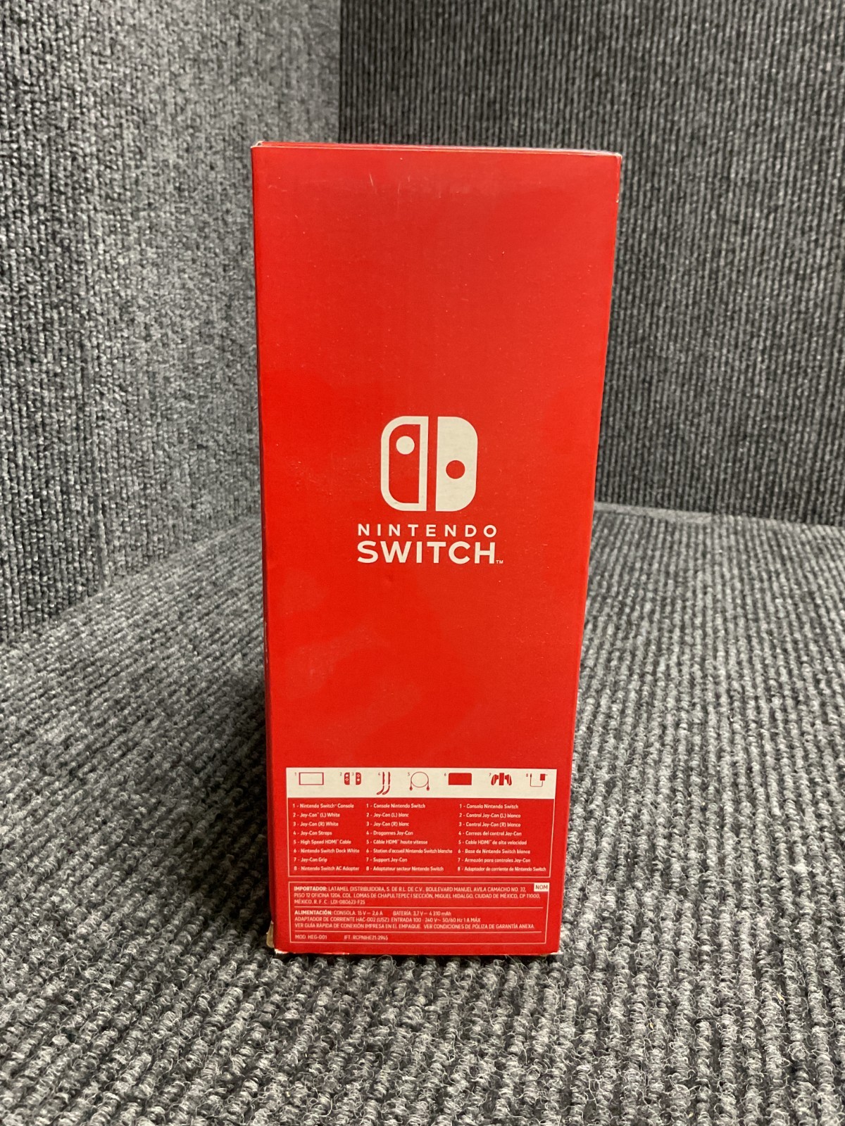 New Nintendo Switch OLED Console Gaming System HEG-001 Black/White Bundle