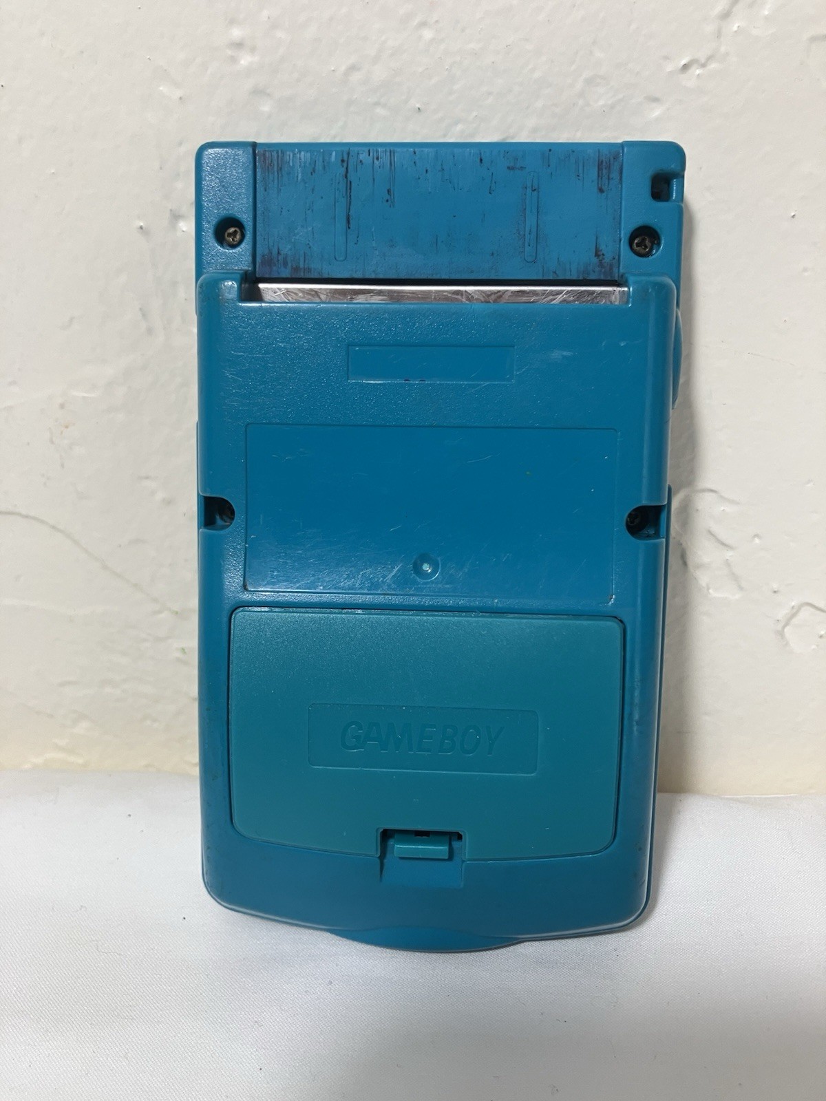 Nintendo Game Boy Color Teal Console W 2 Games Super Mario Land 2 & Terminator 2