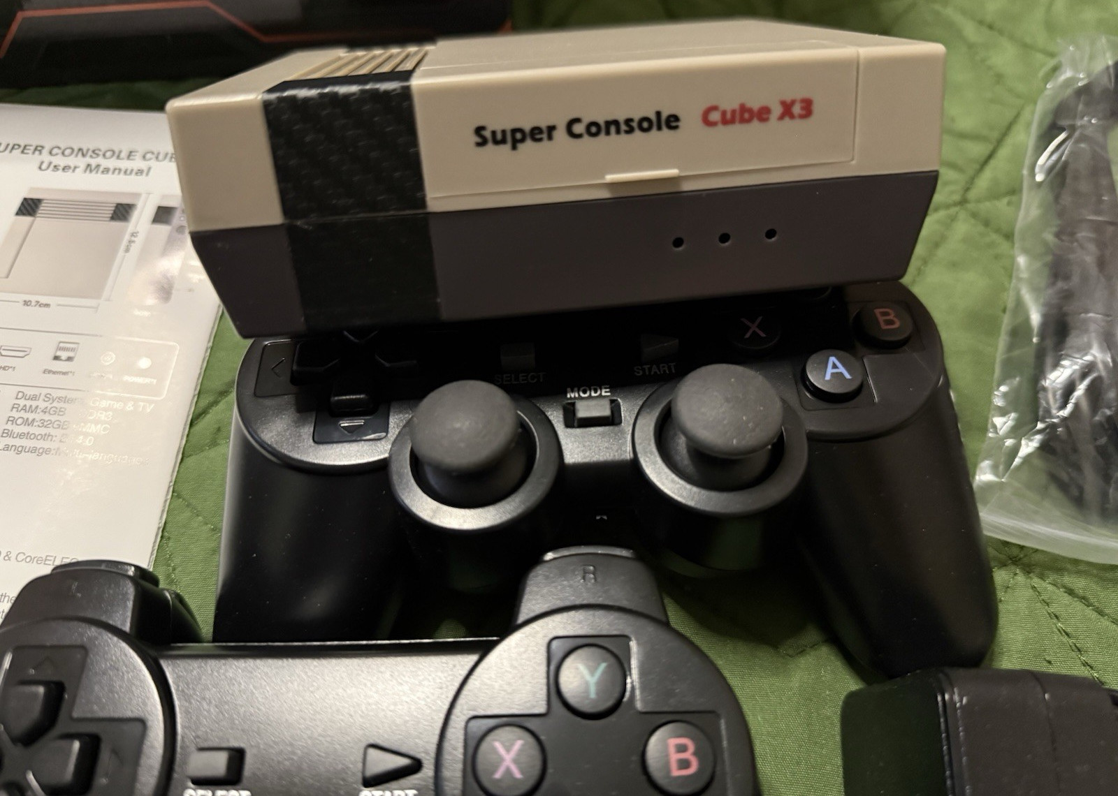 Super Console Cube X3 Home Console, Dual System, Bluetooth 4.0, 32GB eMMC