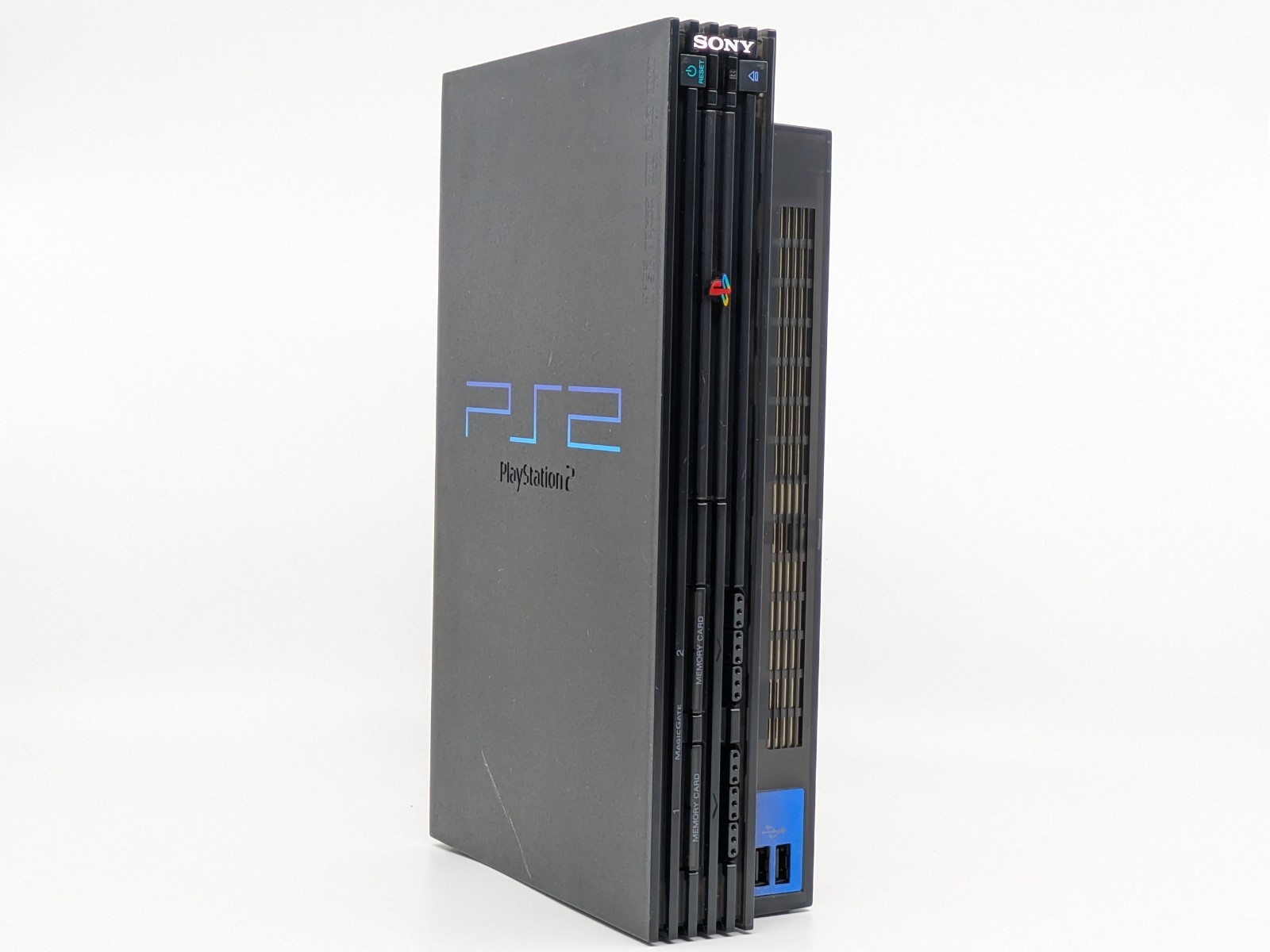 Sony PS2 Midnight Black SCPH-50000NB NTSC-J Console Tested w/ Controller 3Games