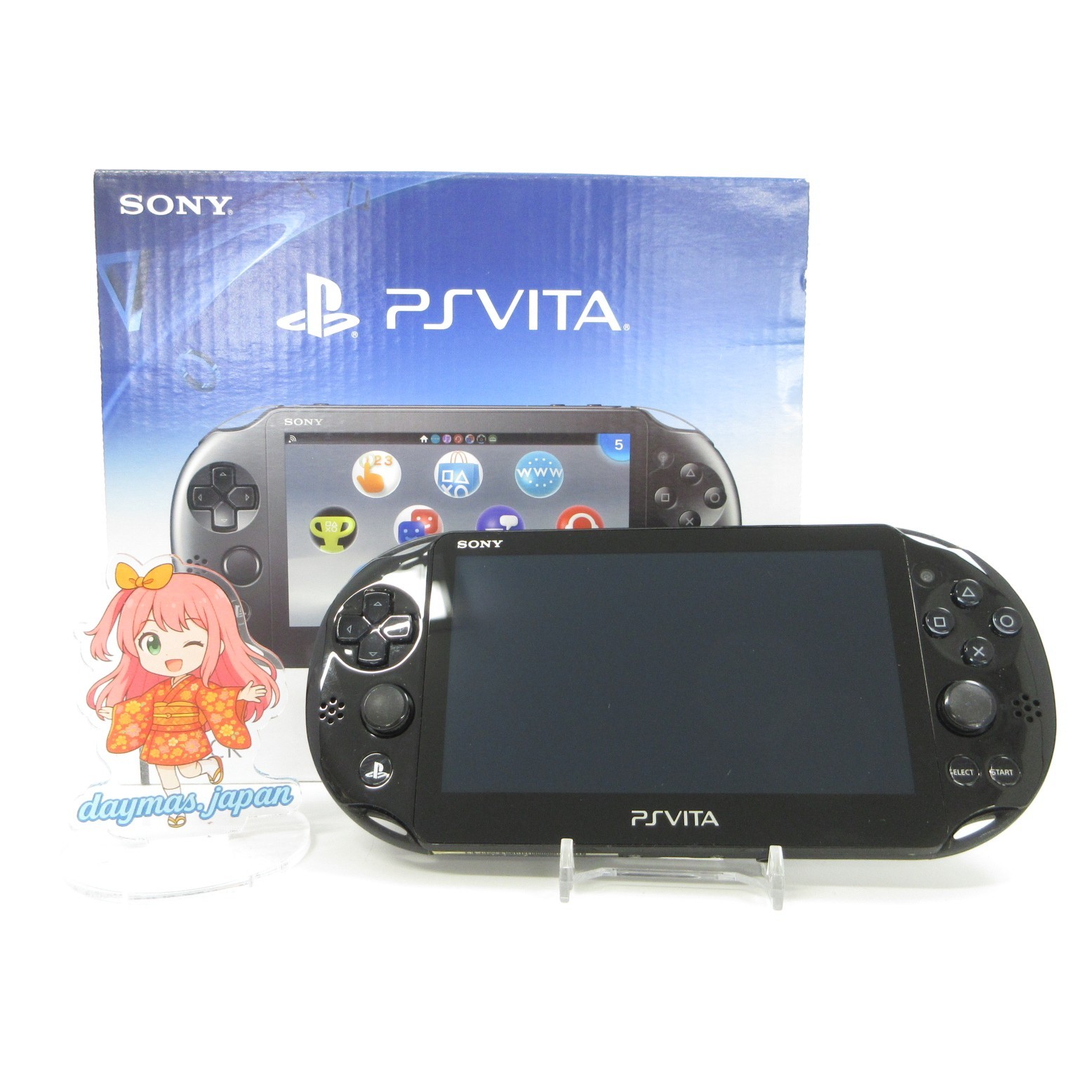 【Near Mint】Sony PS Vita PCH-2000 Black Wi-Fi Model Console #RET0527/01