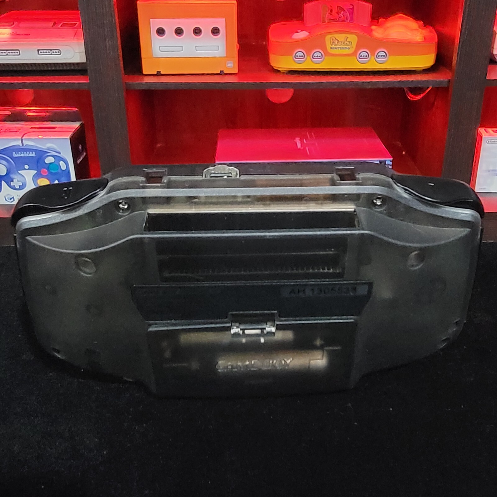Smoke Grey Game Boy Advance GBA Console with iPS V5 Backlight Backlit LCD MOD