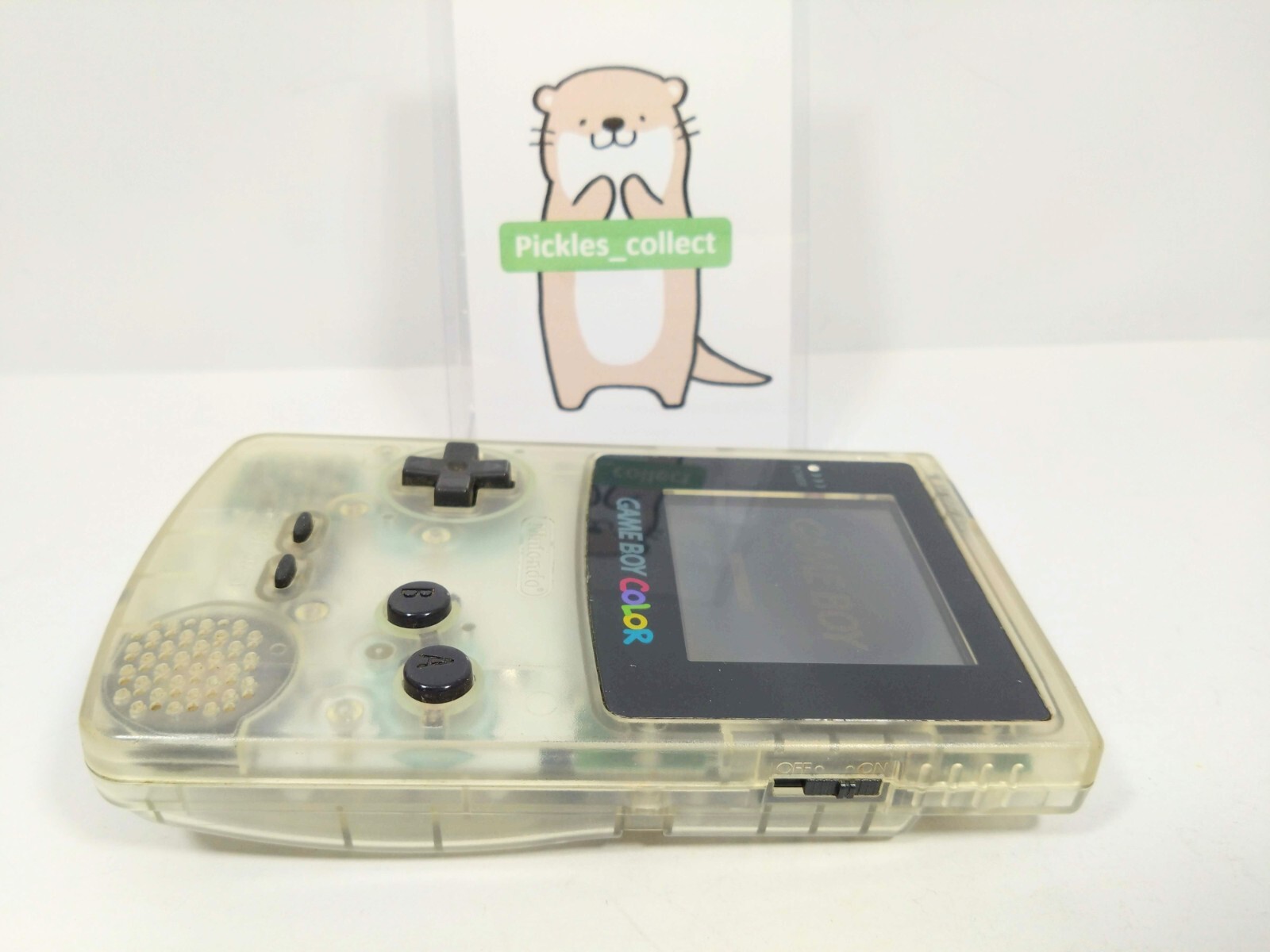 Nintendo CGB-001 Game Boy Color Clear Console only Tested GB GBC 0327H
