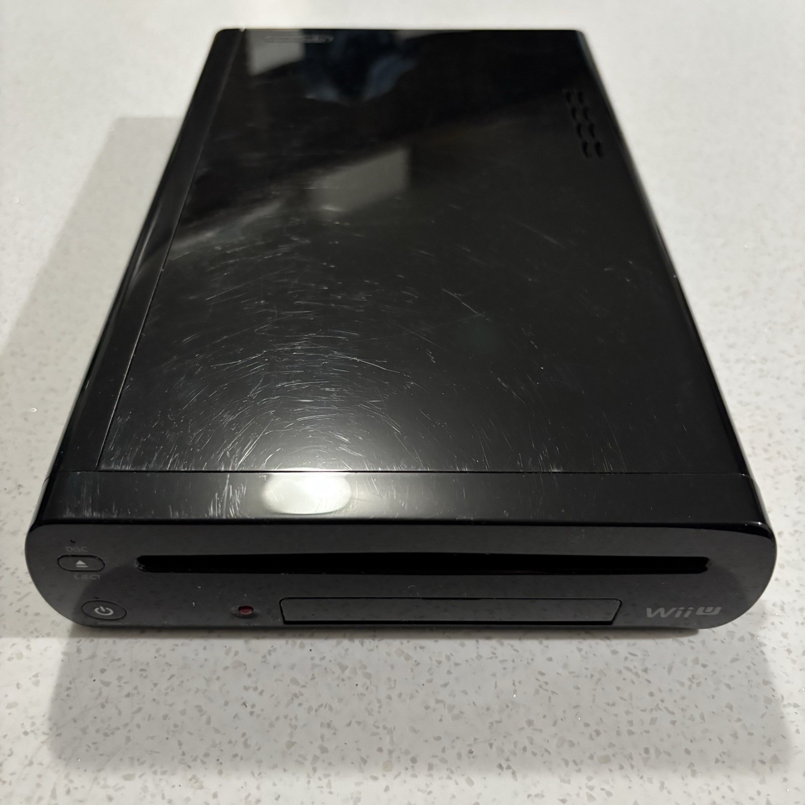 Nintendo Wii U 32GB WUP-101 (02) Black Console Only Tested