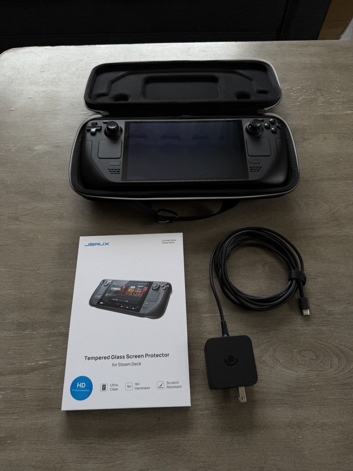 Steam Deck OLED 512gb w/ Case, Charger, Screen Protector