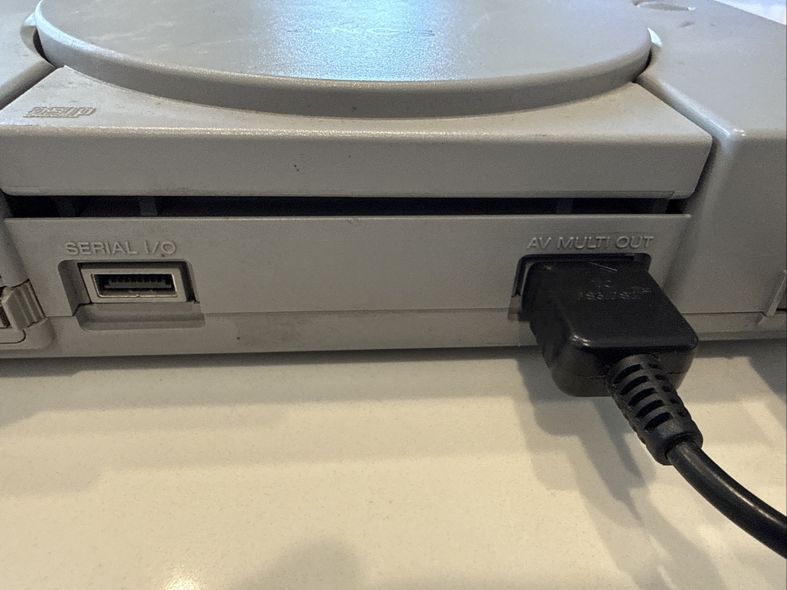 PlayStation 1 SCPH-7501 Console & Controllers. Works. Has Some Cosmetic Defects.
