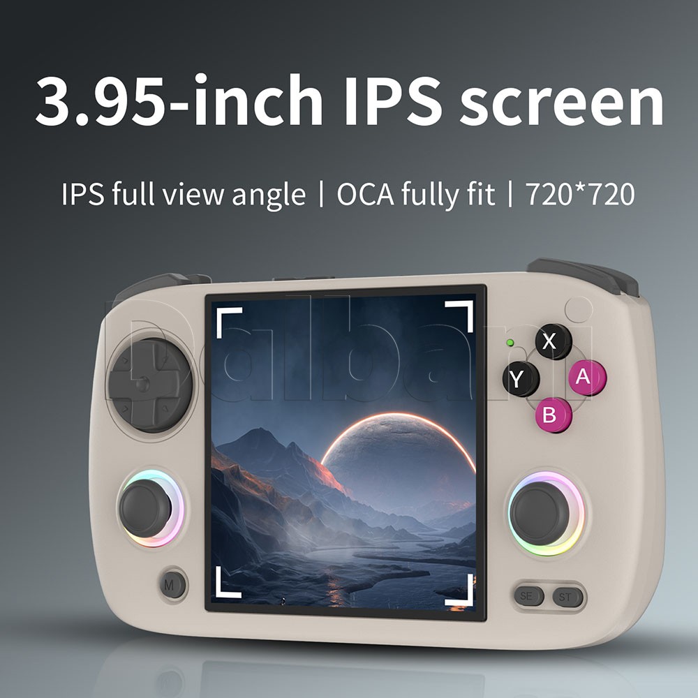 RG CubeXX Gray Anbernic Handheld Game Console 3.95″ IPS Linux 64-bit