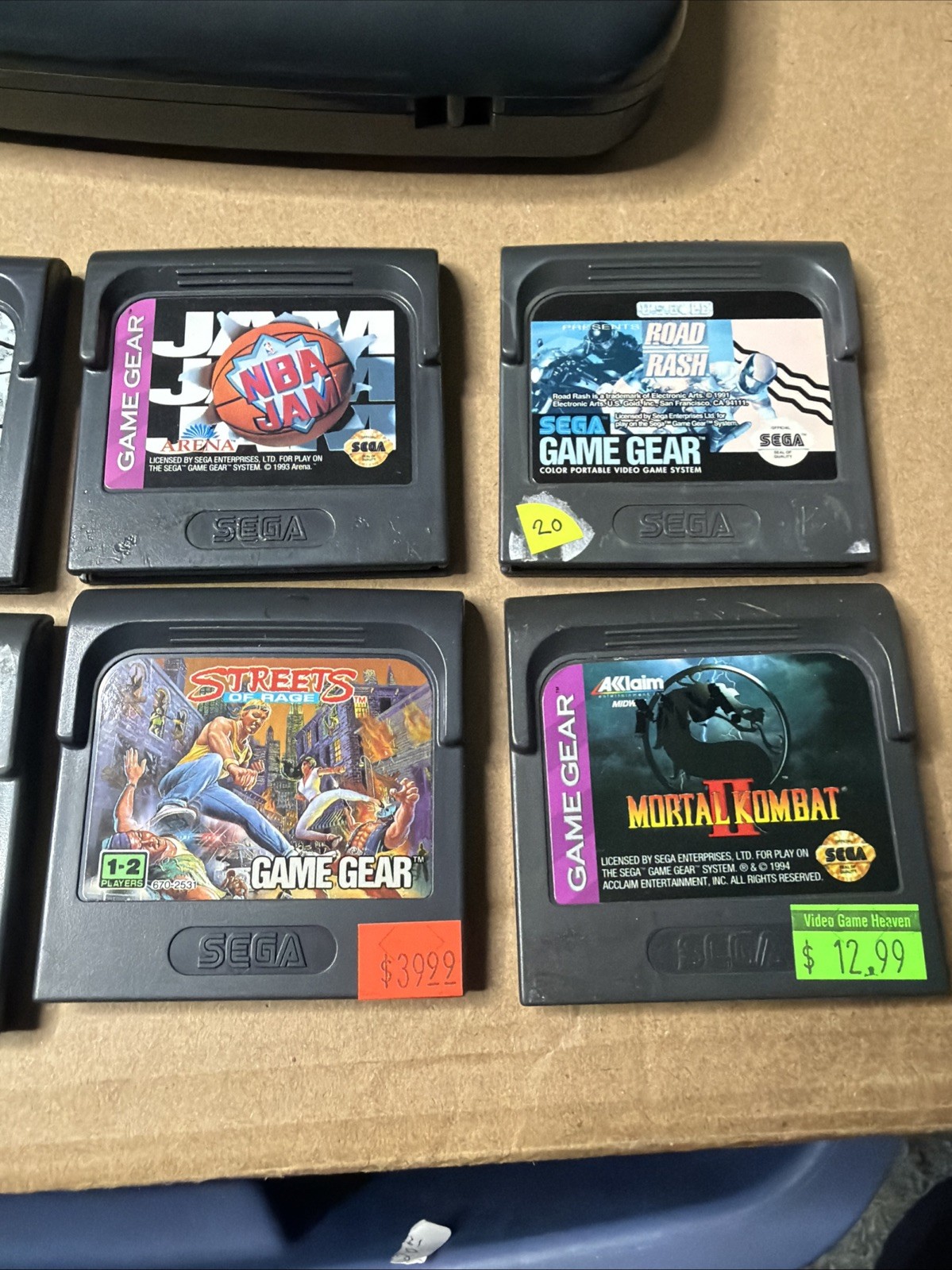 SEGA Game Gear Original Console Excellent WORKING 9 Games Included Plus Extras