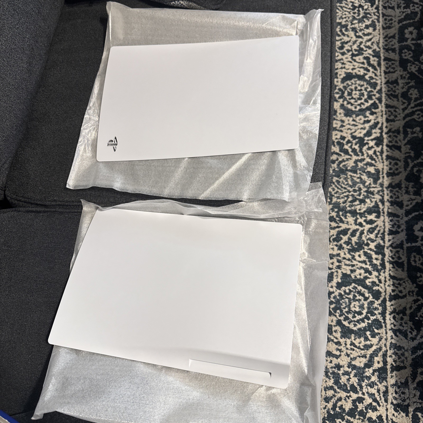 Sony Playstation 5 PS5 Original WHITE Console Cover With Disc Drive Slot Space