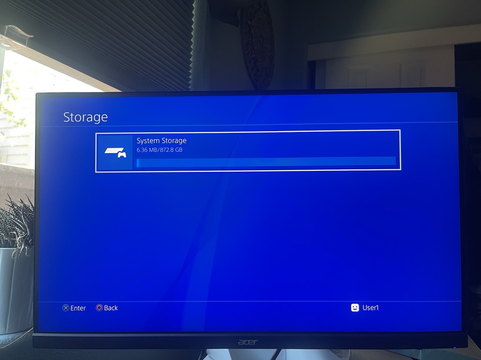 Sony PS4 Slim 1TB Black Console Bundle – Tested – Includes Controller & Cables