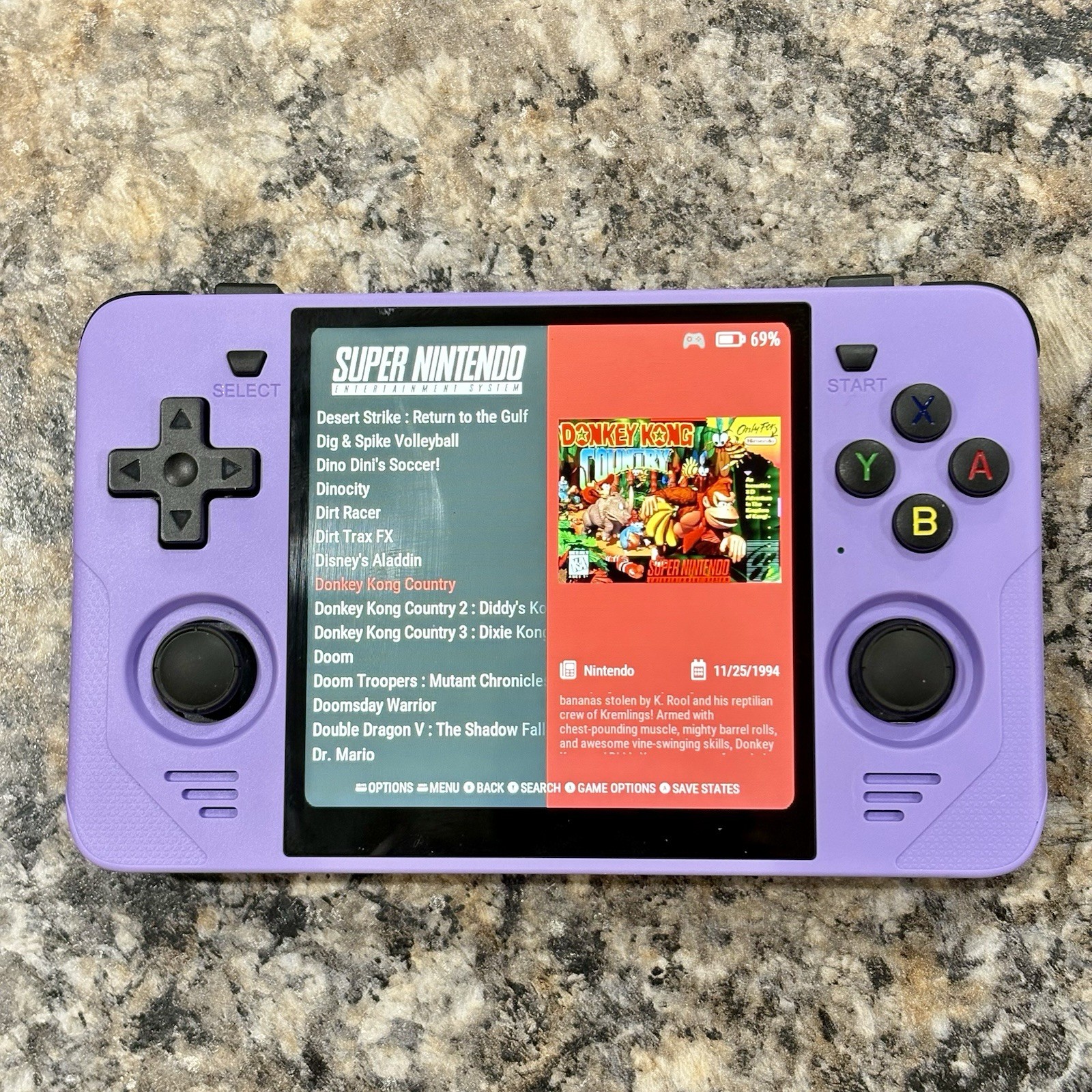 New PowKiddy RGB30 Gaming Handheld New 64GB Card Custom Loaded Ready To Play