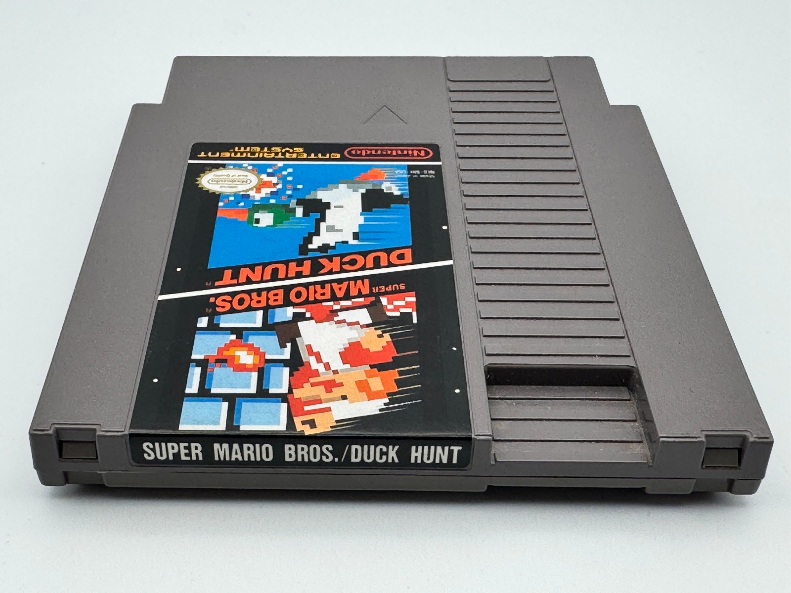Nintendo NES Top Loader NES-101 – composite AV mod – dog bone controller extras