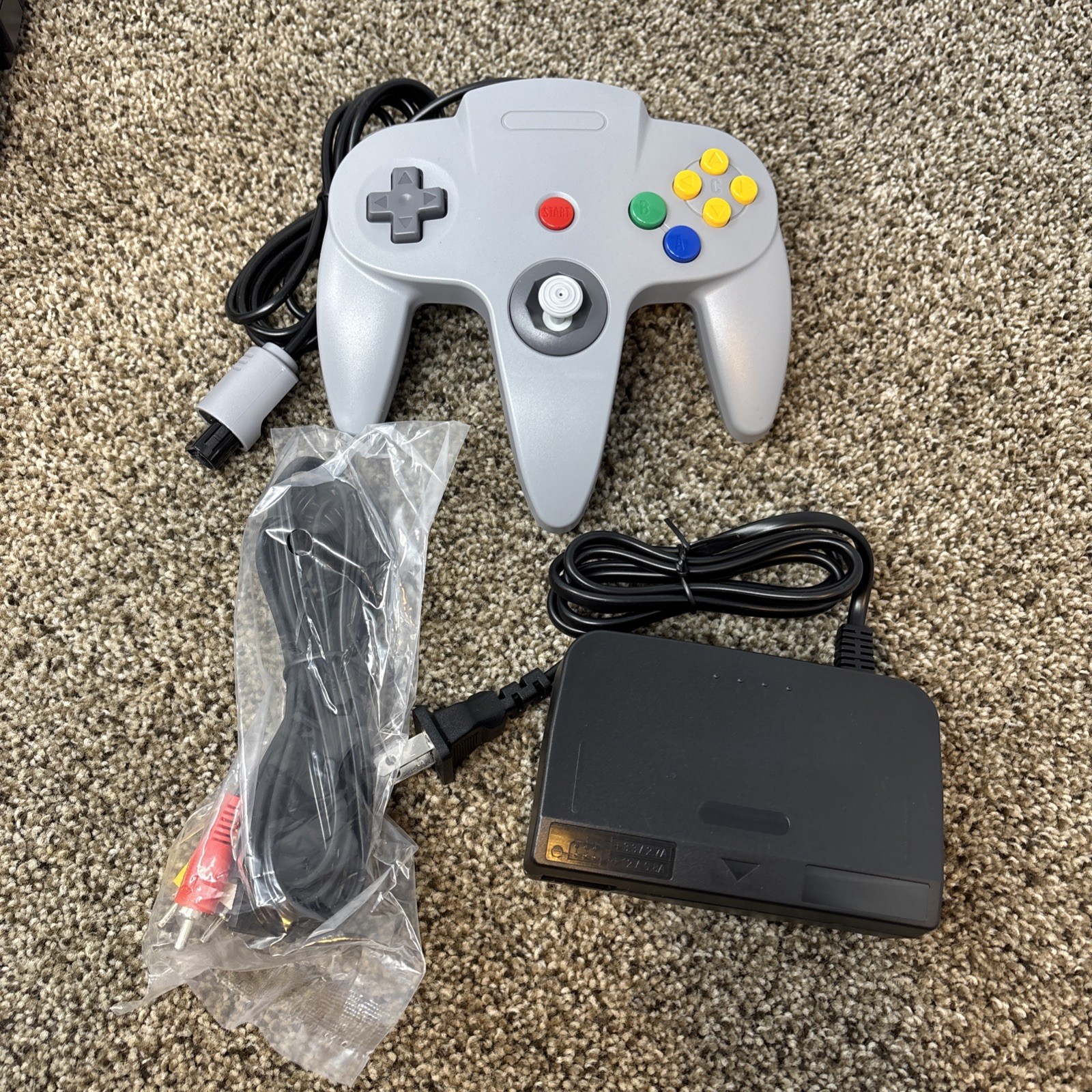 Nintendo 64 N64 Console System Bundle W/ Controller, Cables – Tested Works
