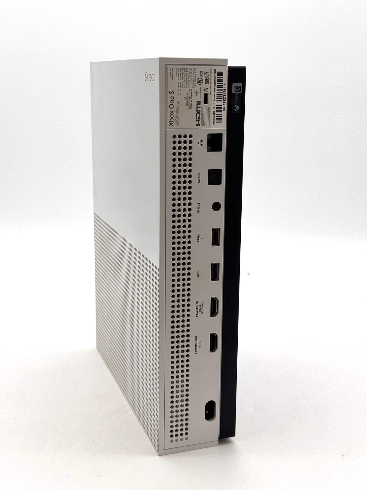Microsoft Xbox One S 1681 500GB White Console Tested Working 2016