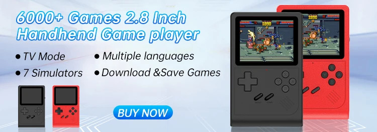 M8 4K Mini Game Stick,40000 Built-in Games with Twin 2.4G Wireless Controllers
