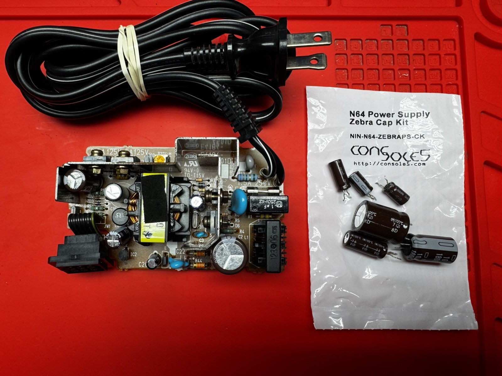 Nintendo 64 HDMI PixelFX Retro Gem-Full Recap PSU+PCB-Expansion Pak-New Shell++