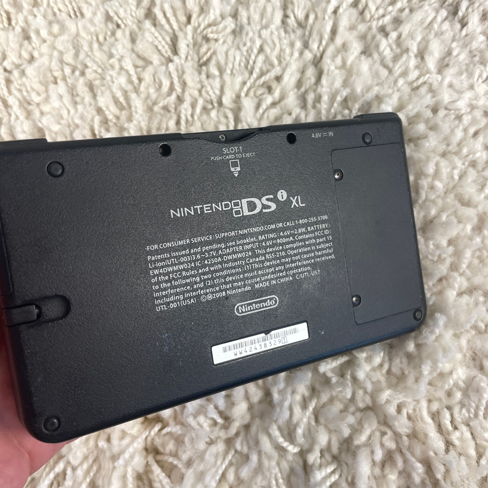 Nintendo DSi XL Midnight Blue Handheld Console System UTL-001 Tested