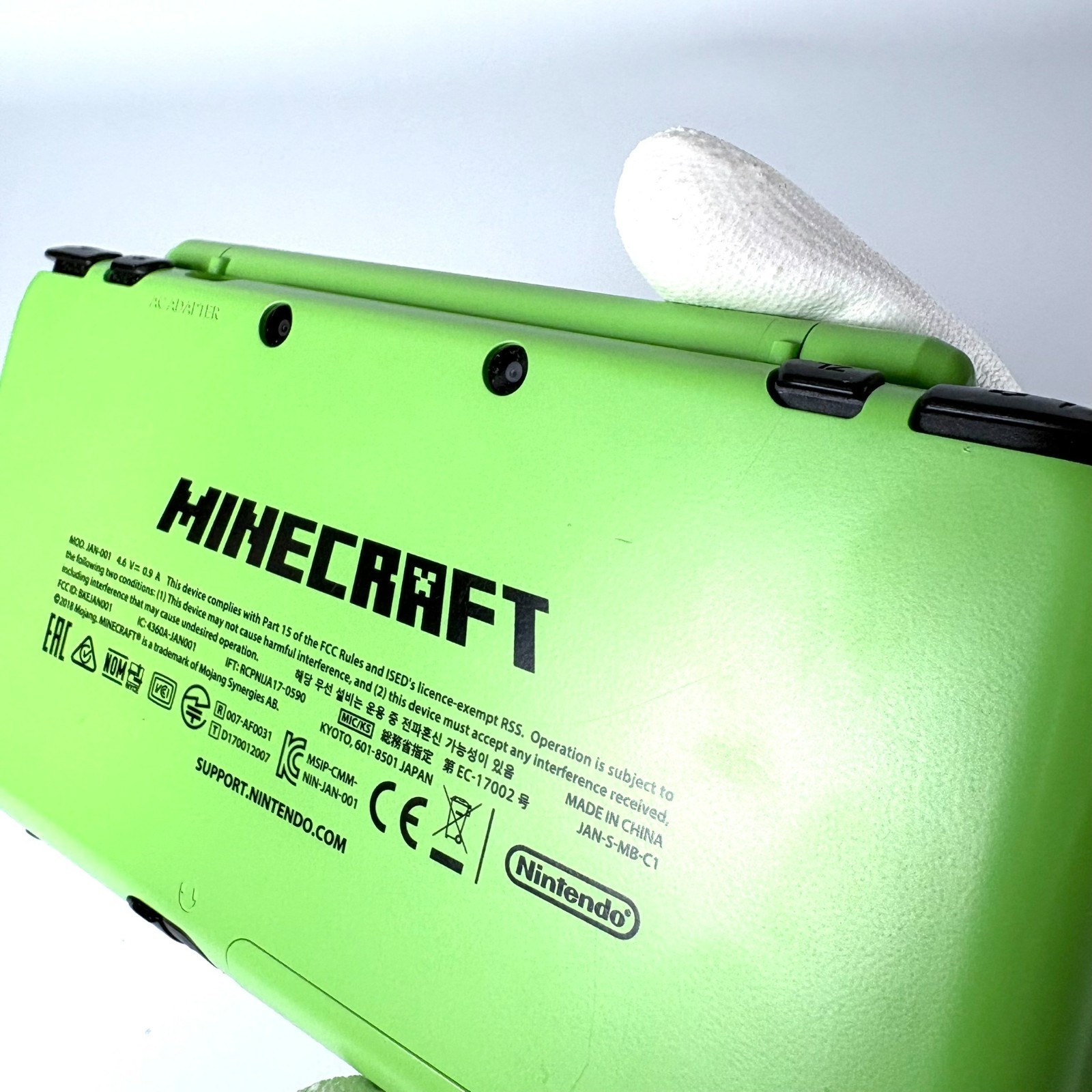new Nintendo 2DS LL Minecraft Creeper Edition Video Game Console NTSC-J Japan