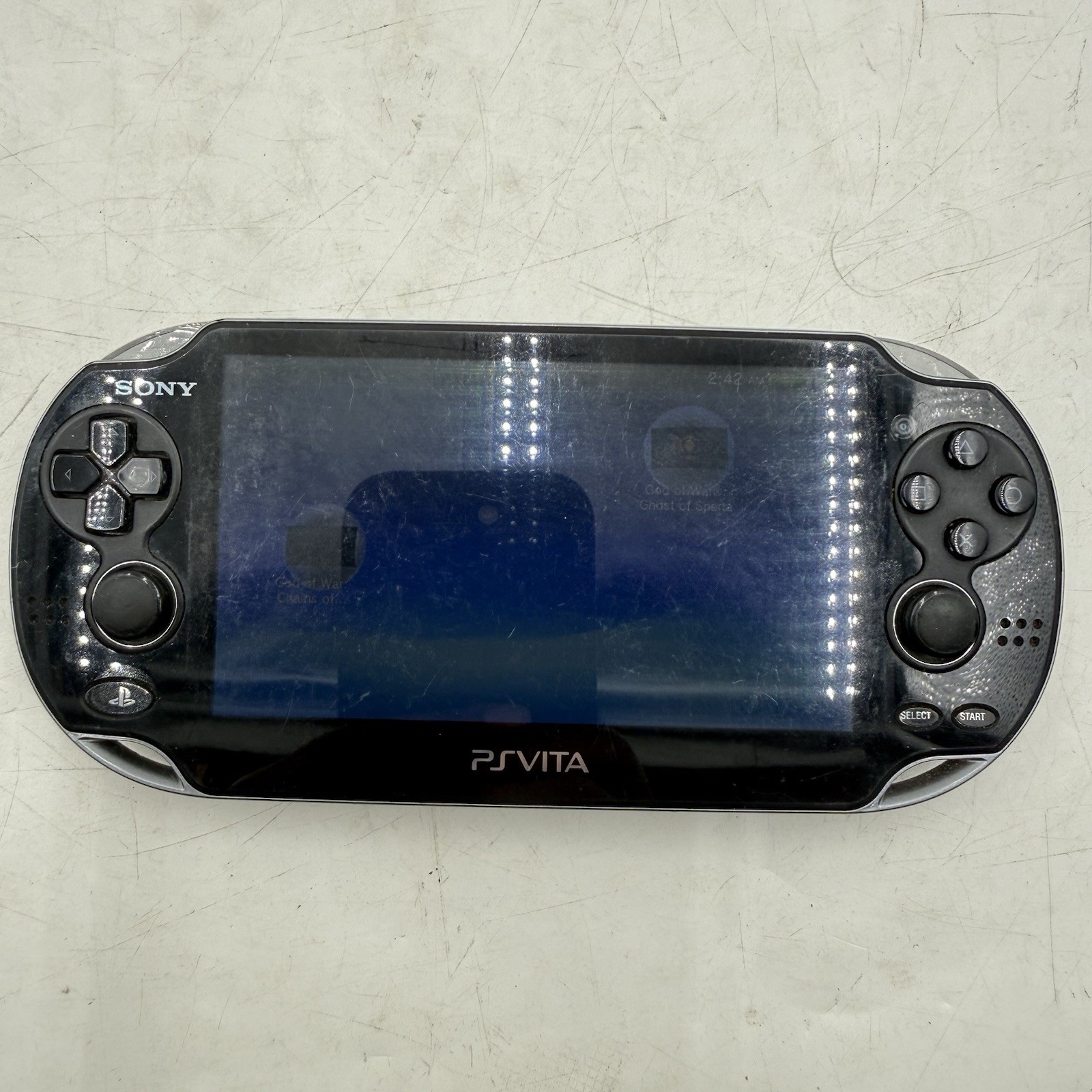 Sony PlayStation PS Vita PCH-1001 Black Handheld Console. With 2 Game Downloaded