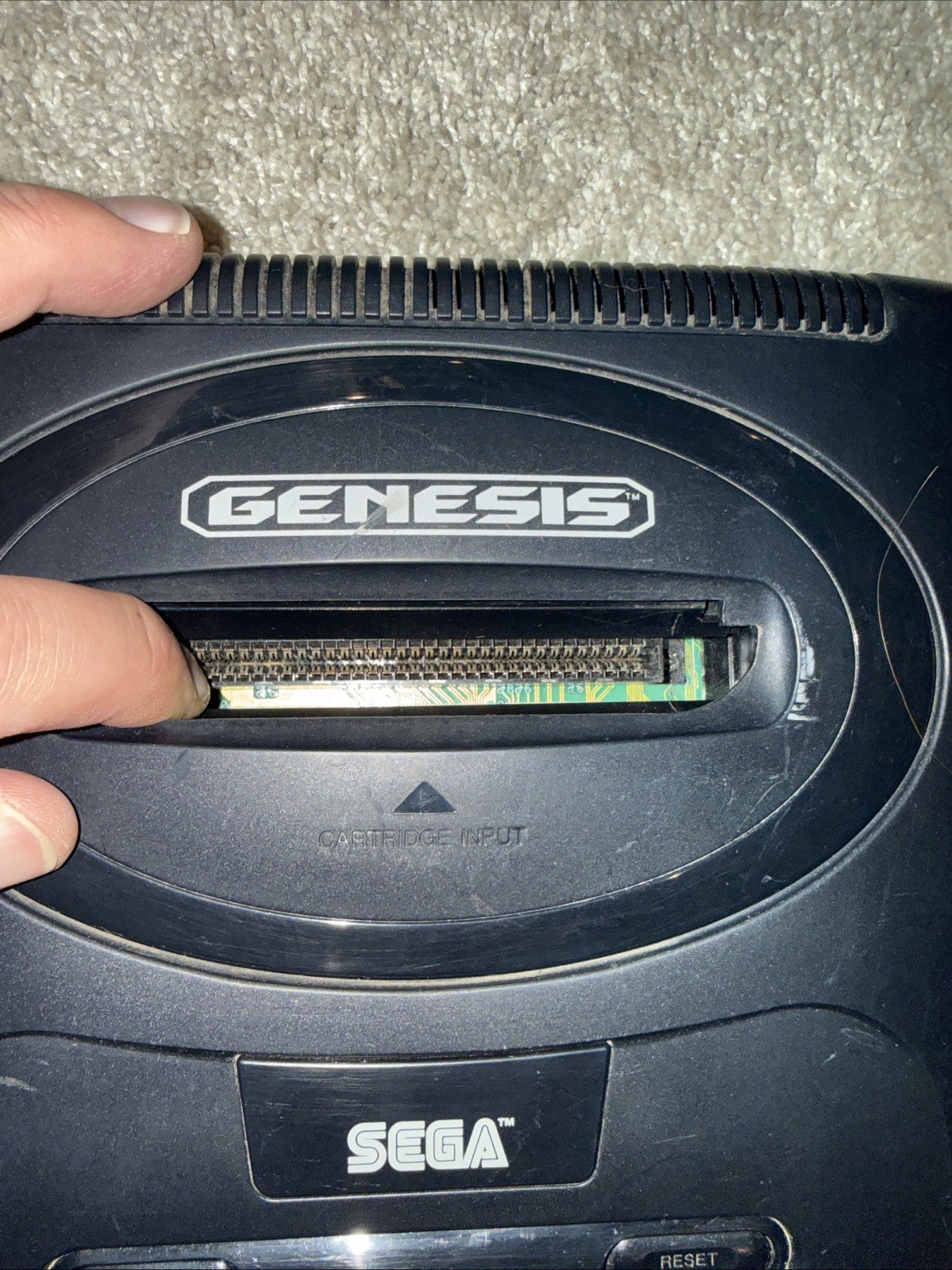 Sega Genesis Black Console Only, MK-1631 Gen 2