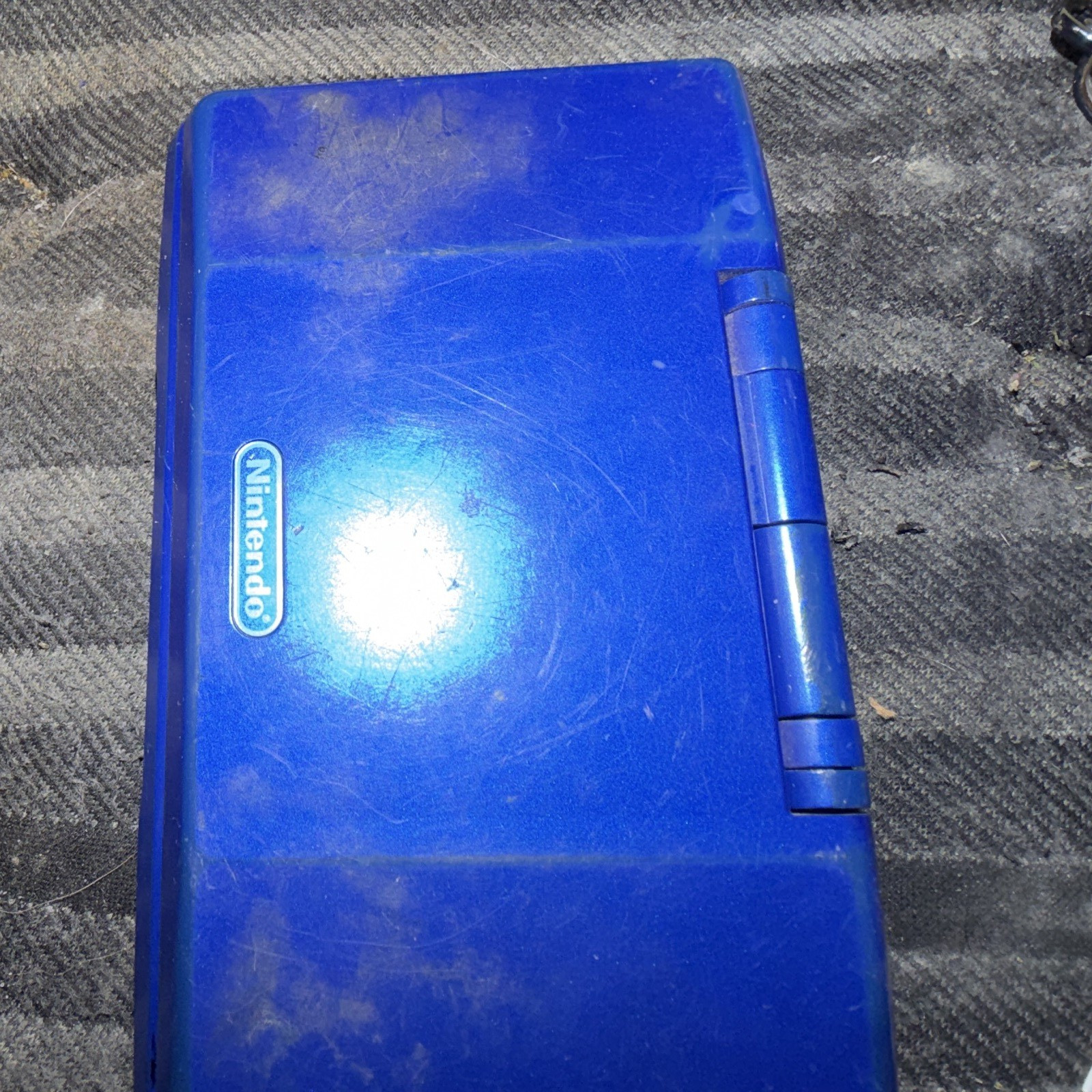 Nintendo DS NTR-001 Blue Handheld System Console w/Headphone Jack no bat or back